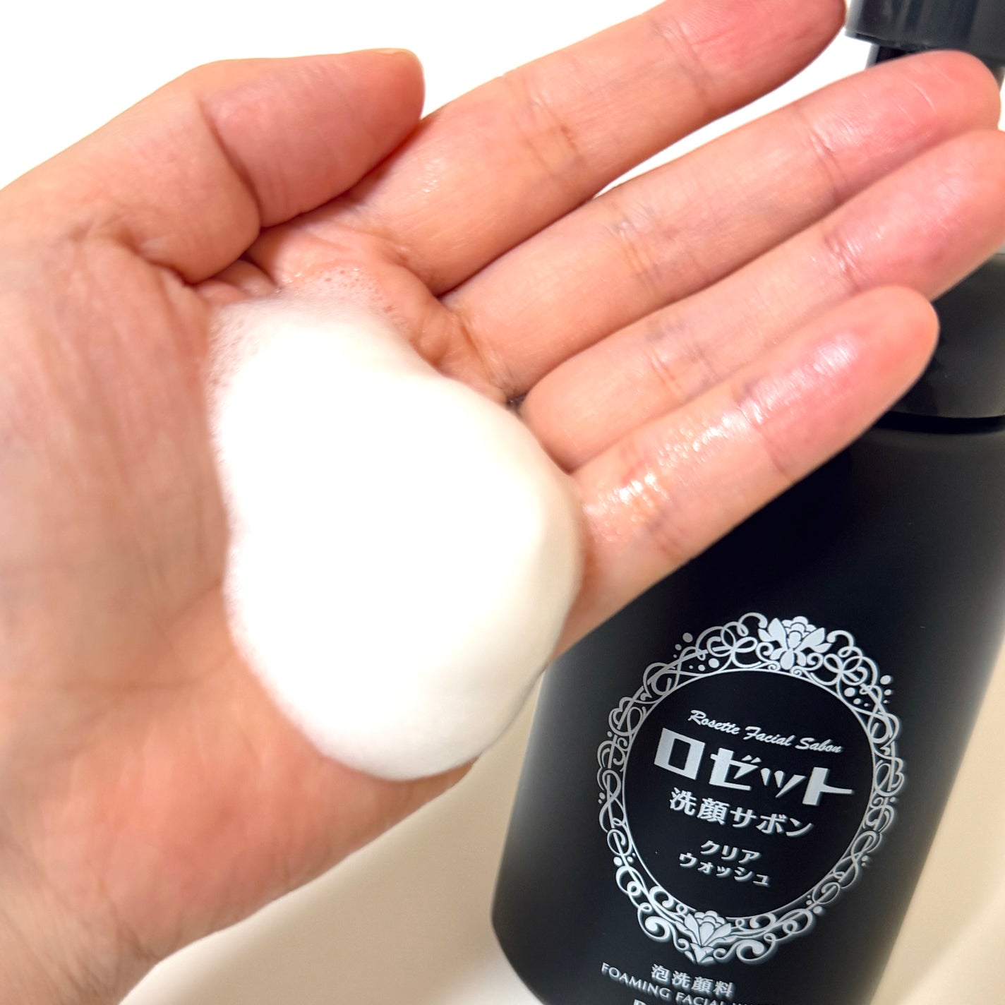 ロゼット洗顔サボン クリアウォッシュ/ロゼット/泡洗顔を使ったクチコミ(4枚目)