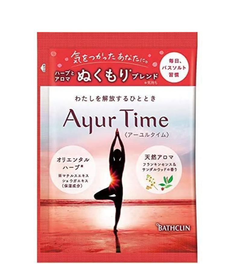 Ayur Time（アーユルタイム） フランキンセンス＆サンダルウッドの香り 40g/アーユルタイム/無機塩系入浴剤を使ったクチコミ（1枚目）