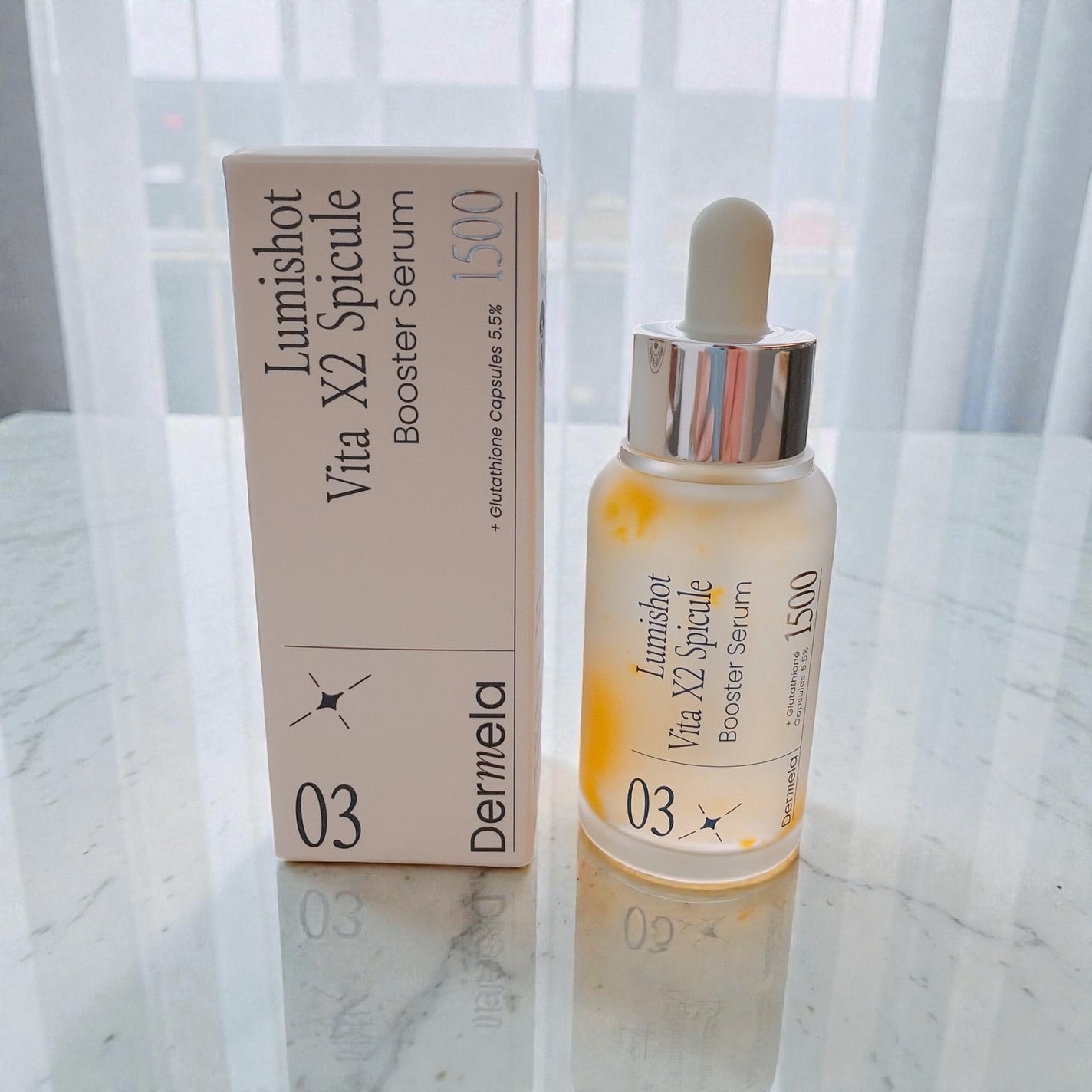 ダーメラ ルミショット・Wビタセラム/Dermela/美容液を使ったクチコミ(1枚目)