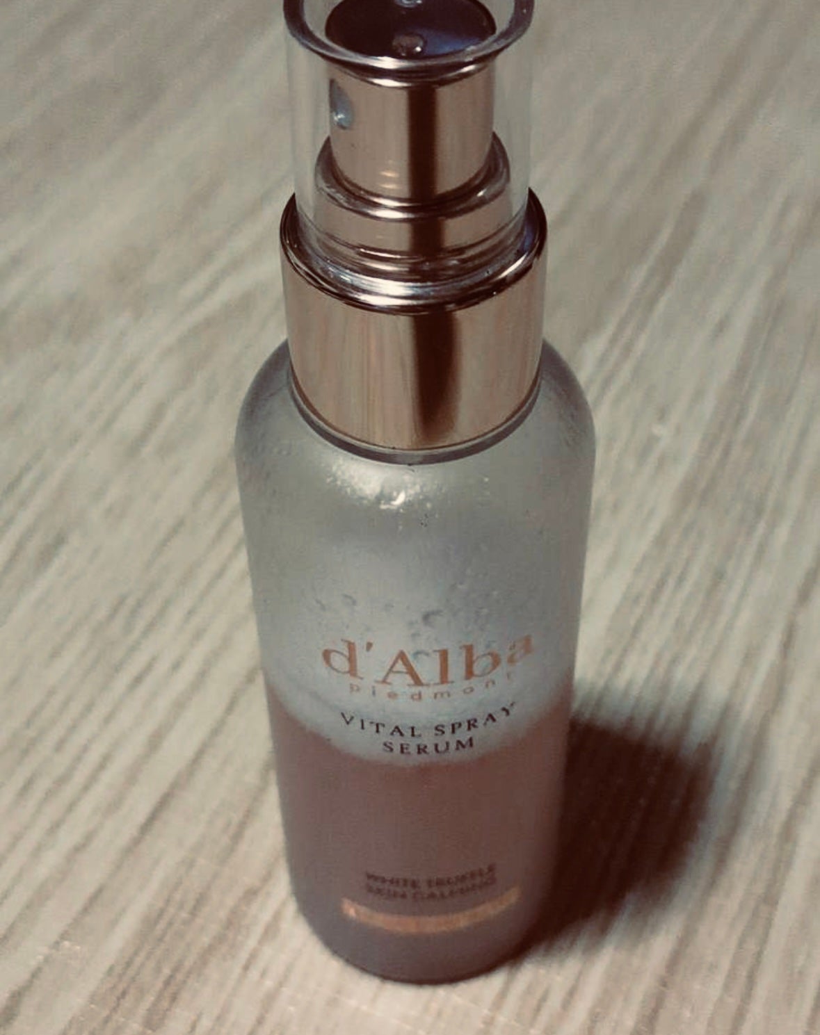 ダルバ ホワイトトリュフバイタルスプレーセラム/ダルバ/ミスト状化粧水を使ったクチコミ(1枚目)