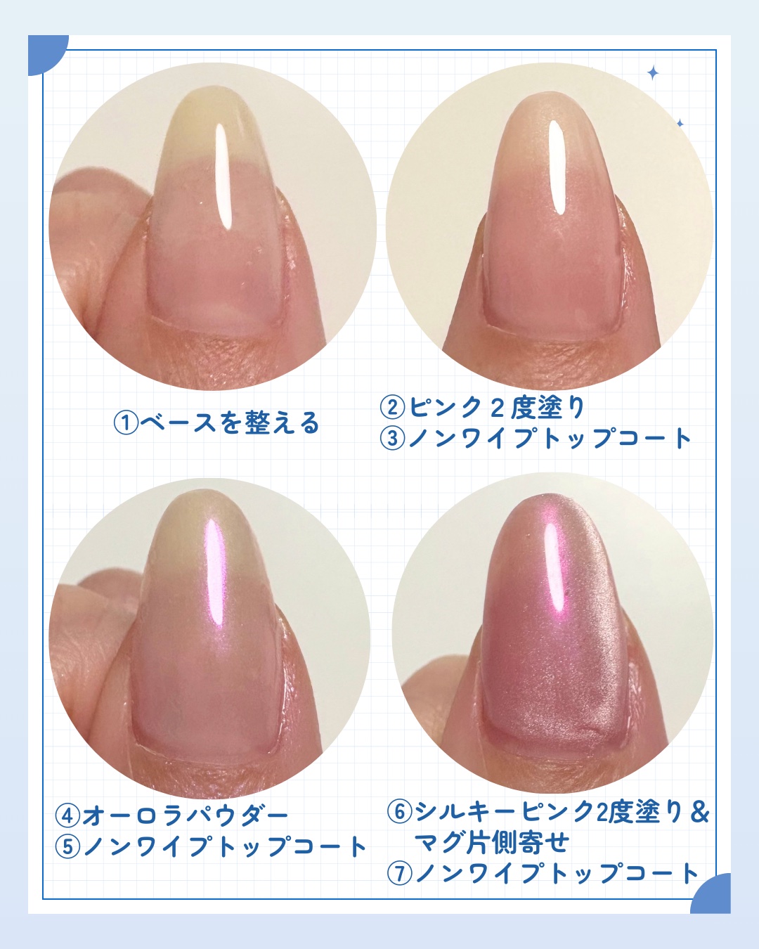 ジェルネイル（ライト対応）/セリア/ジェルネイルを使ったクチコミ（2枚目）