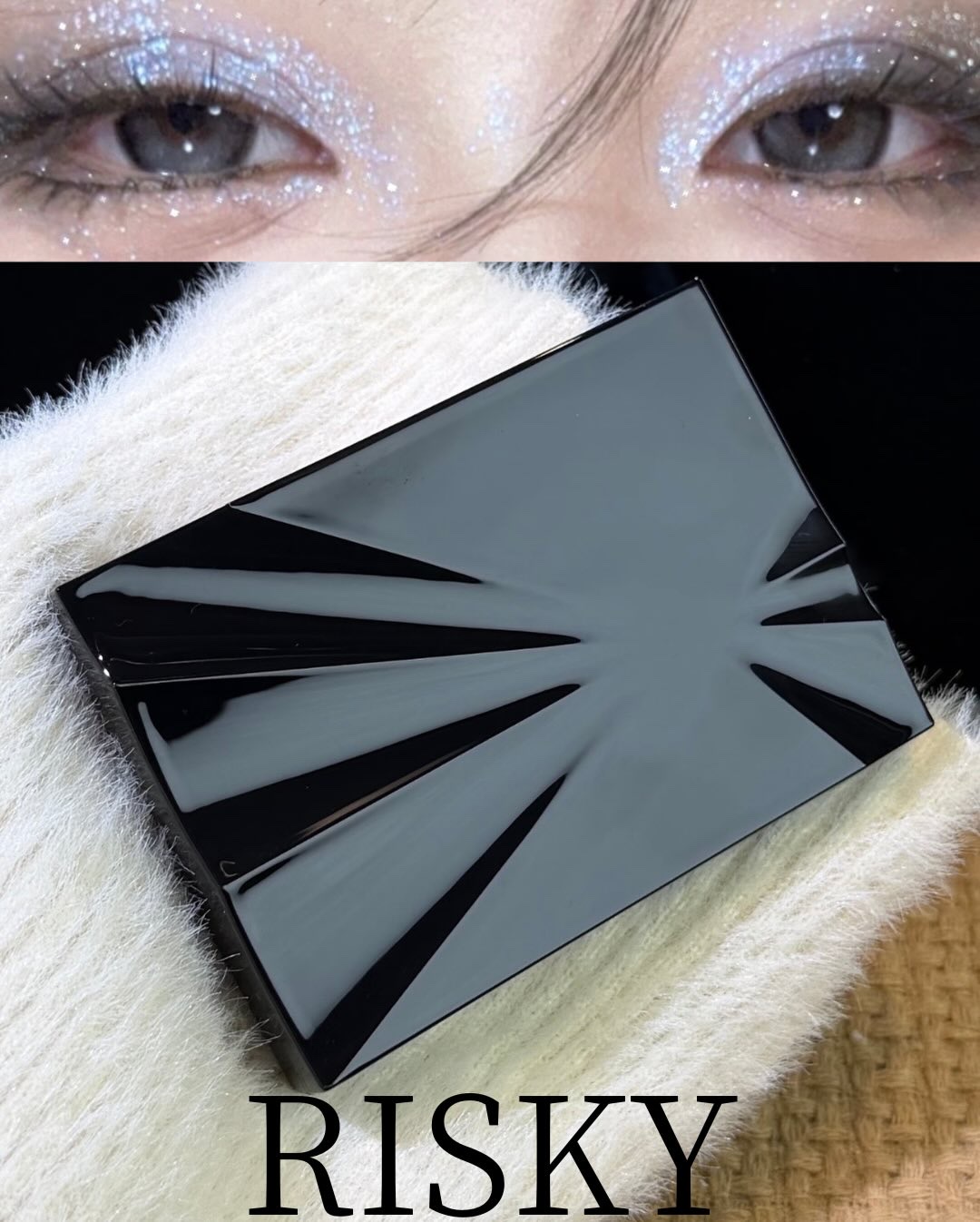 一目で心を奪う、儚く砕けるグレーの魔法🖤✨
― 透明感も強さも叶える “Shatter” ―

開けた瞬間、思わず見惚れた…🩷✨
RISKY PIGMENT EYESHADOW PALETTE – Shatter💝

クールなグレー〜