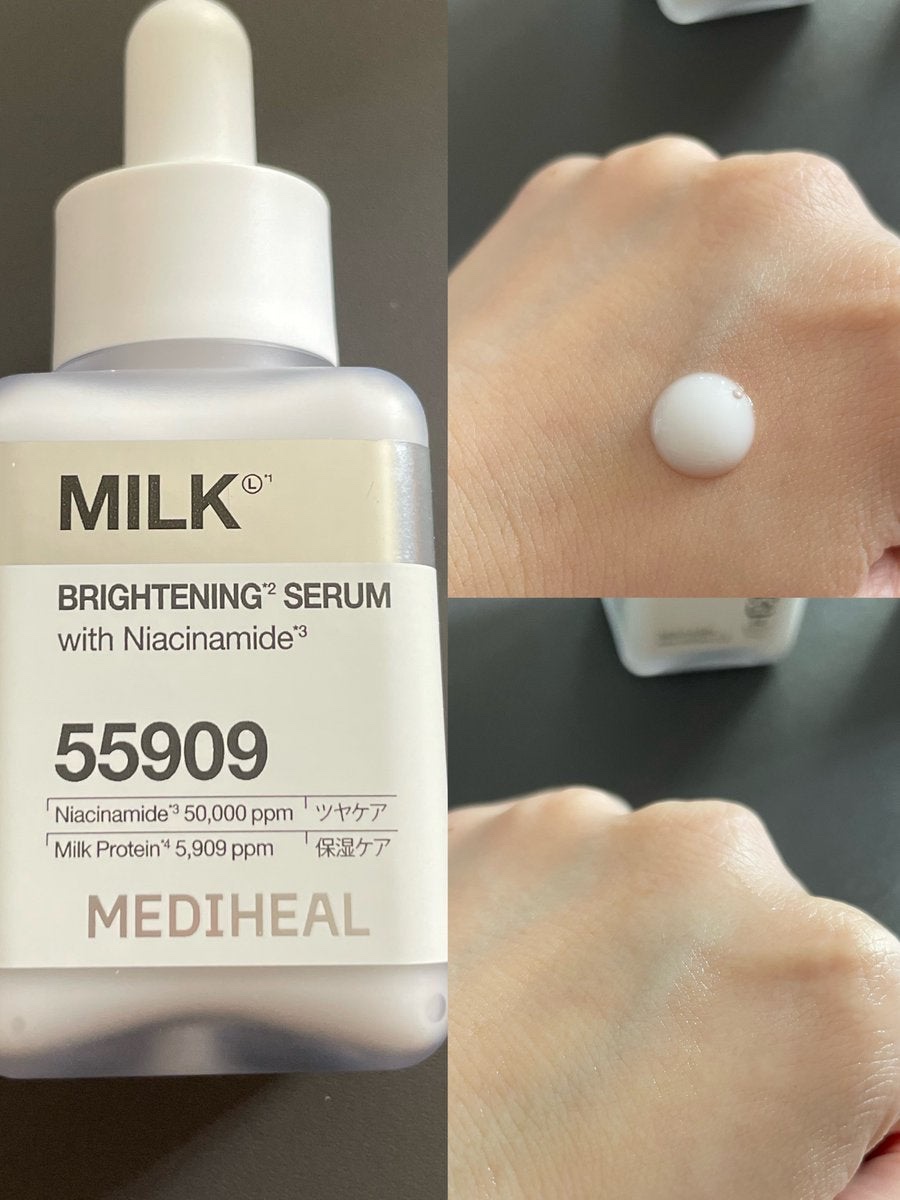 ミルクブライトニングクリーム/MEDIHEAL/フェイスクリームを使ったクチコミ（2枚目）