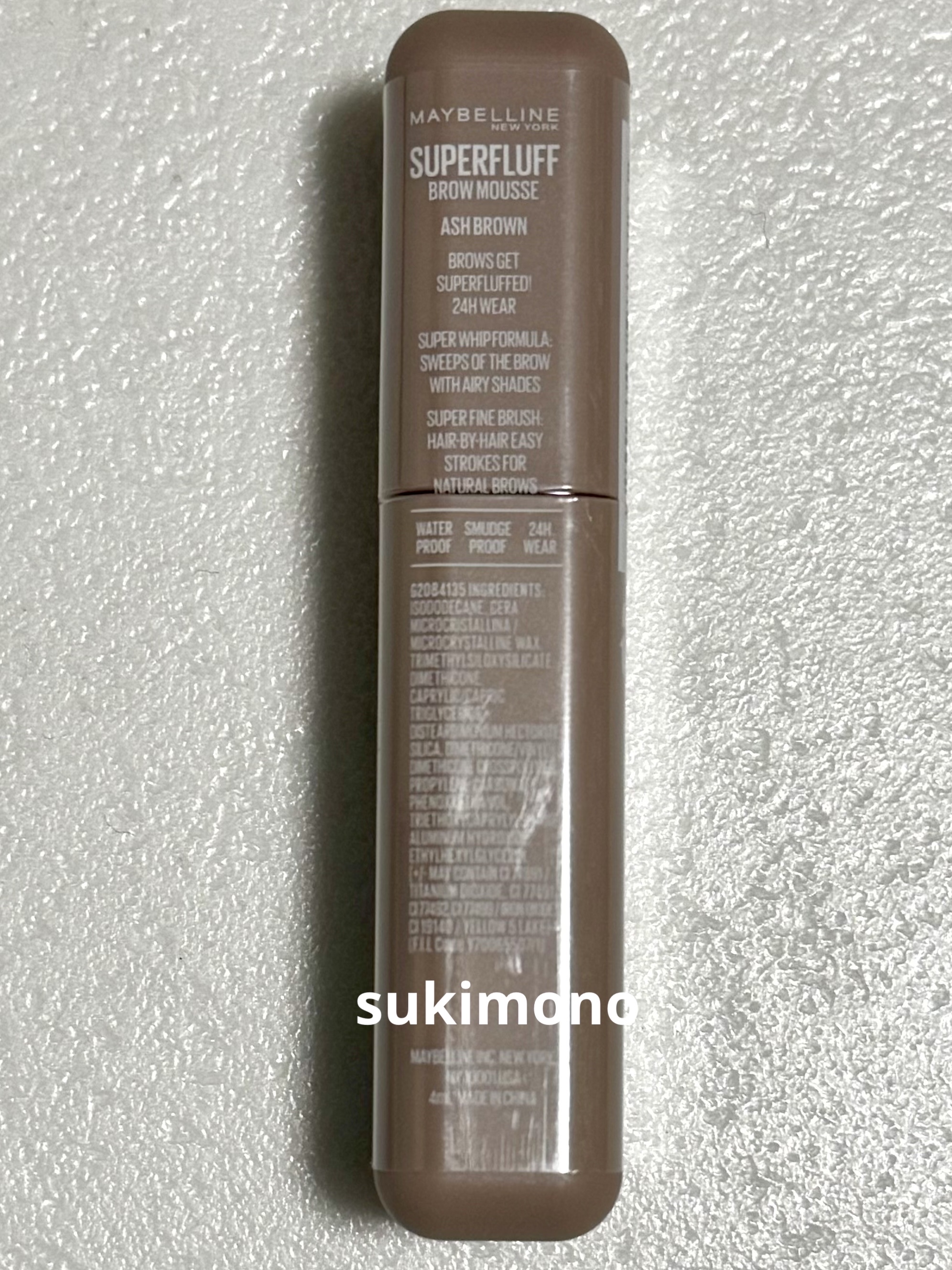 メイベリン SP フラッフ ブロウ ムース/MAYBELLINE NEW YORK/眉マスカラを使ったクチコミ（3枚目）