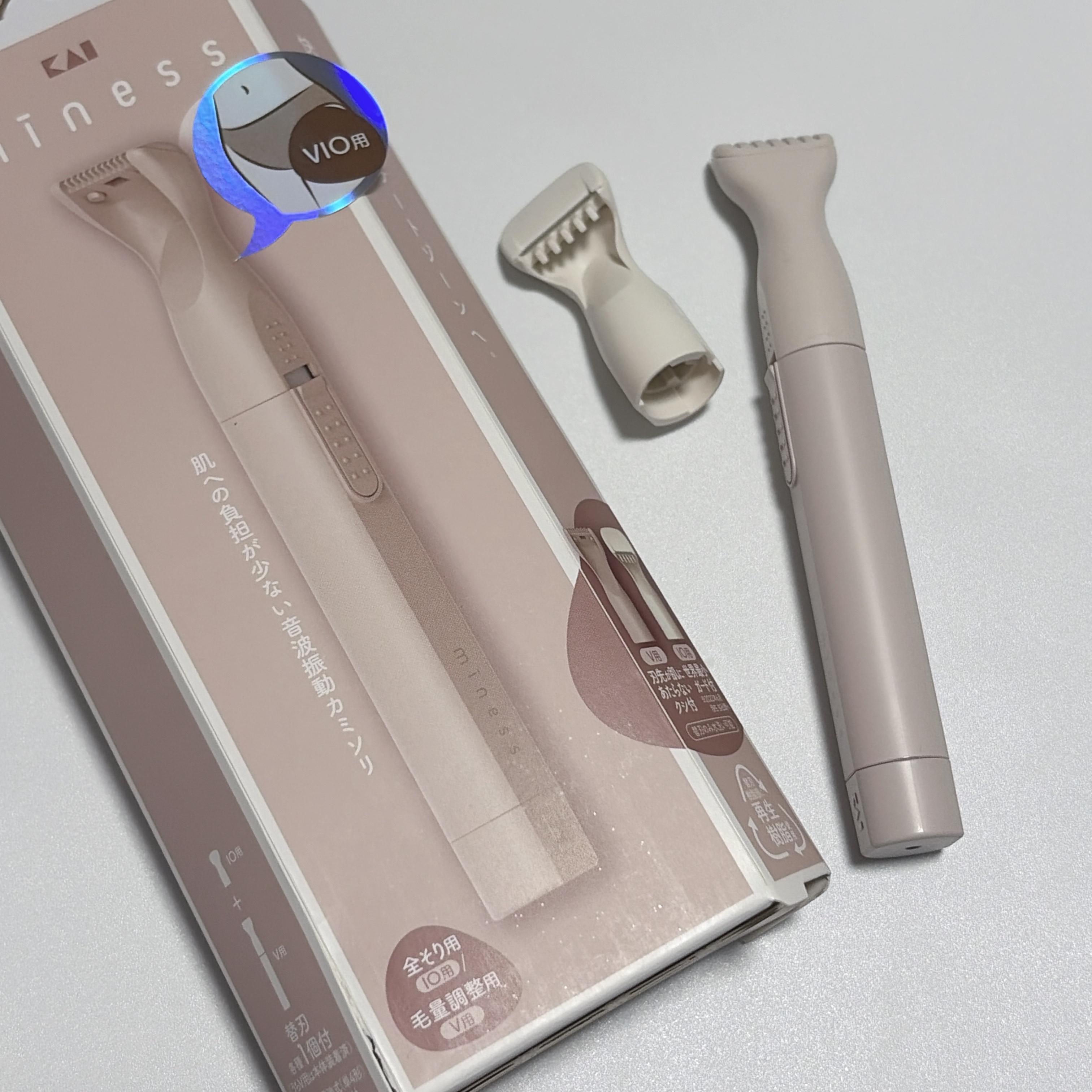 miness VIOデリケートゾーン用カミソリ/貝印/シェーバーを使ったクチコミ（1枚目）