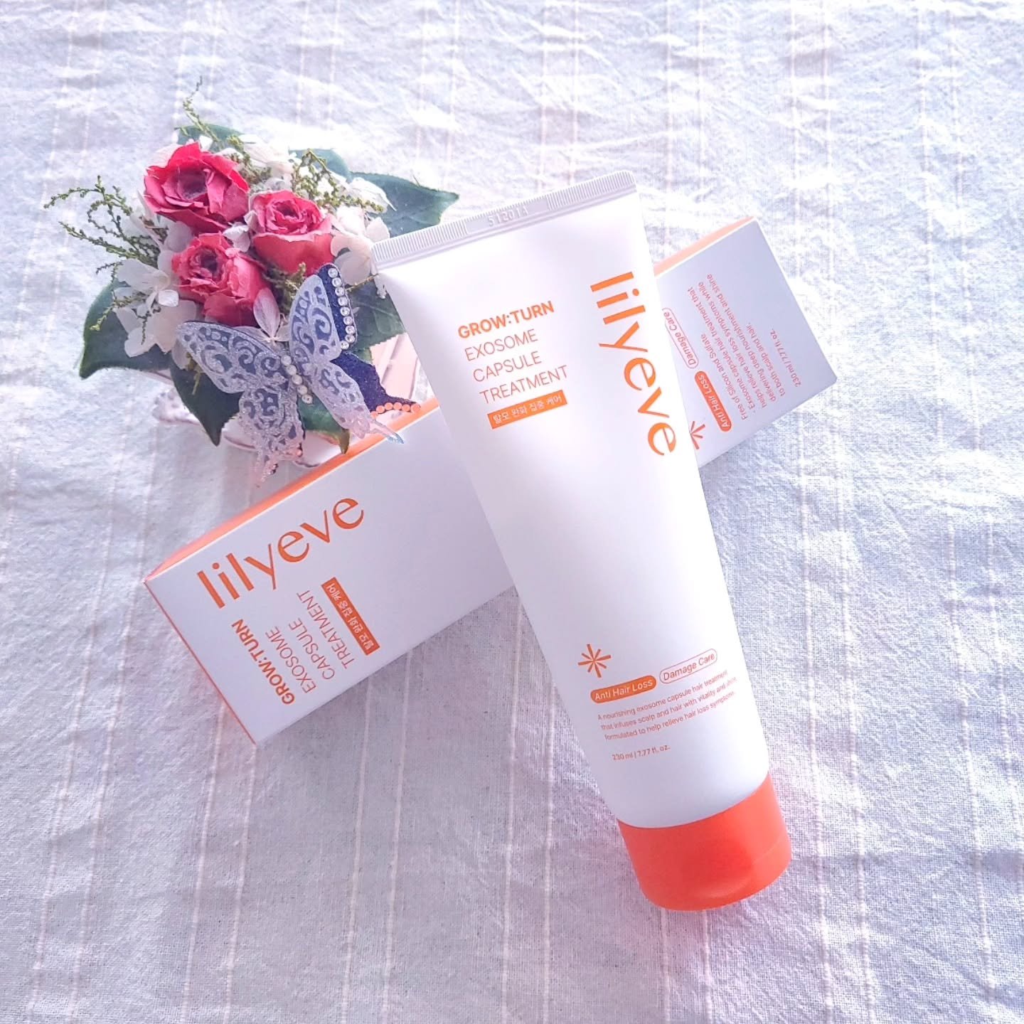 グローターン エクソソーム カプセル トリートメン/リリーイブ/洗い流すヘアトリートメントを使ったクチコミ（1枚目）