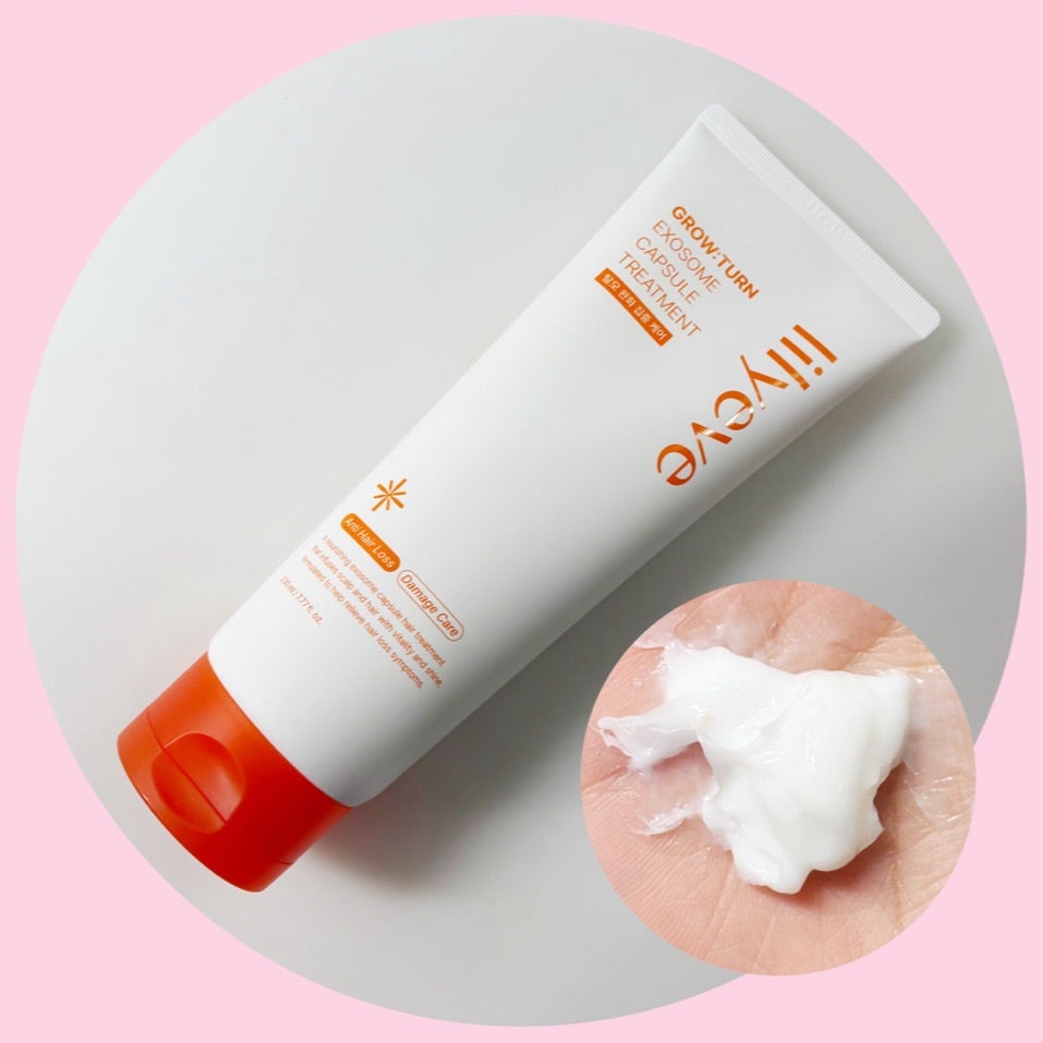 グローターン エクソソーム カプセル トリートメン/リリーイブ/洗い流すヘアトリートメントを使ったクチコミ（3枚目）