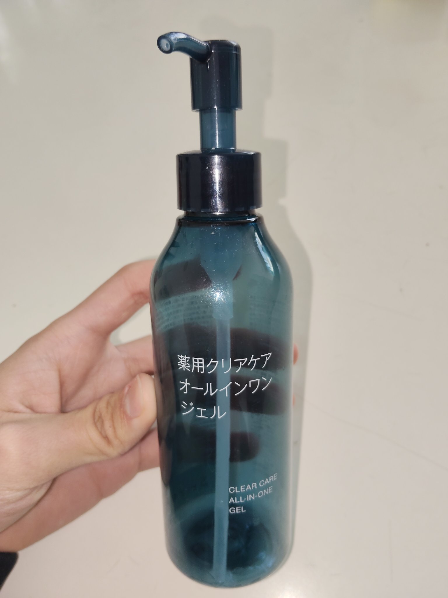 薬用クリアケアオールインワンジェル/無印良品/オールインワン化粧品を使ったクチコミ（1枚目）