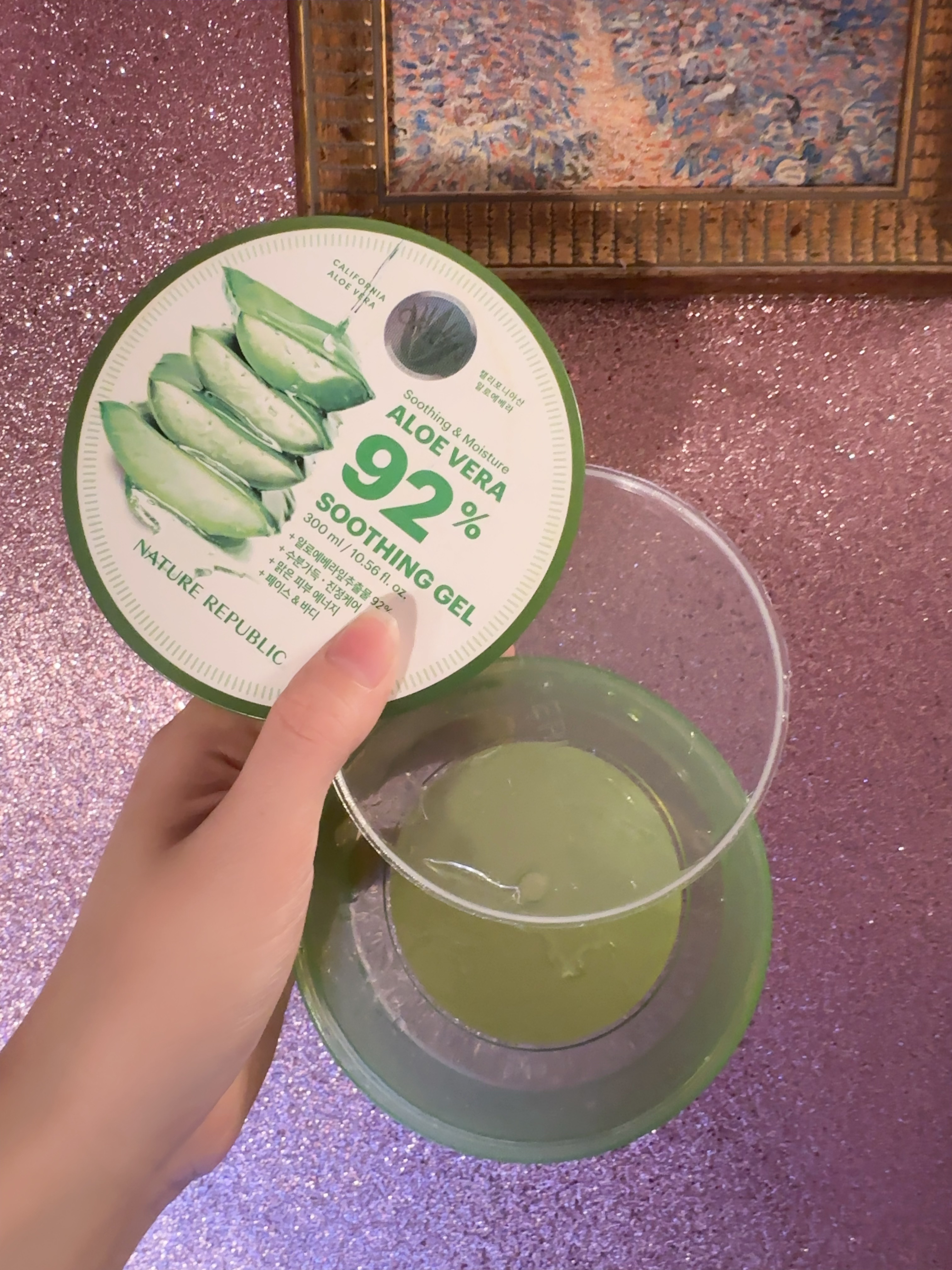 マイルド＆モイスチャーアロエジェル/ネイチャーリパブリック/ボディローションを使ったクチコミ（1枚目）