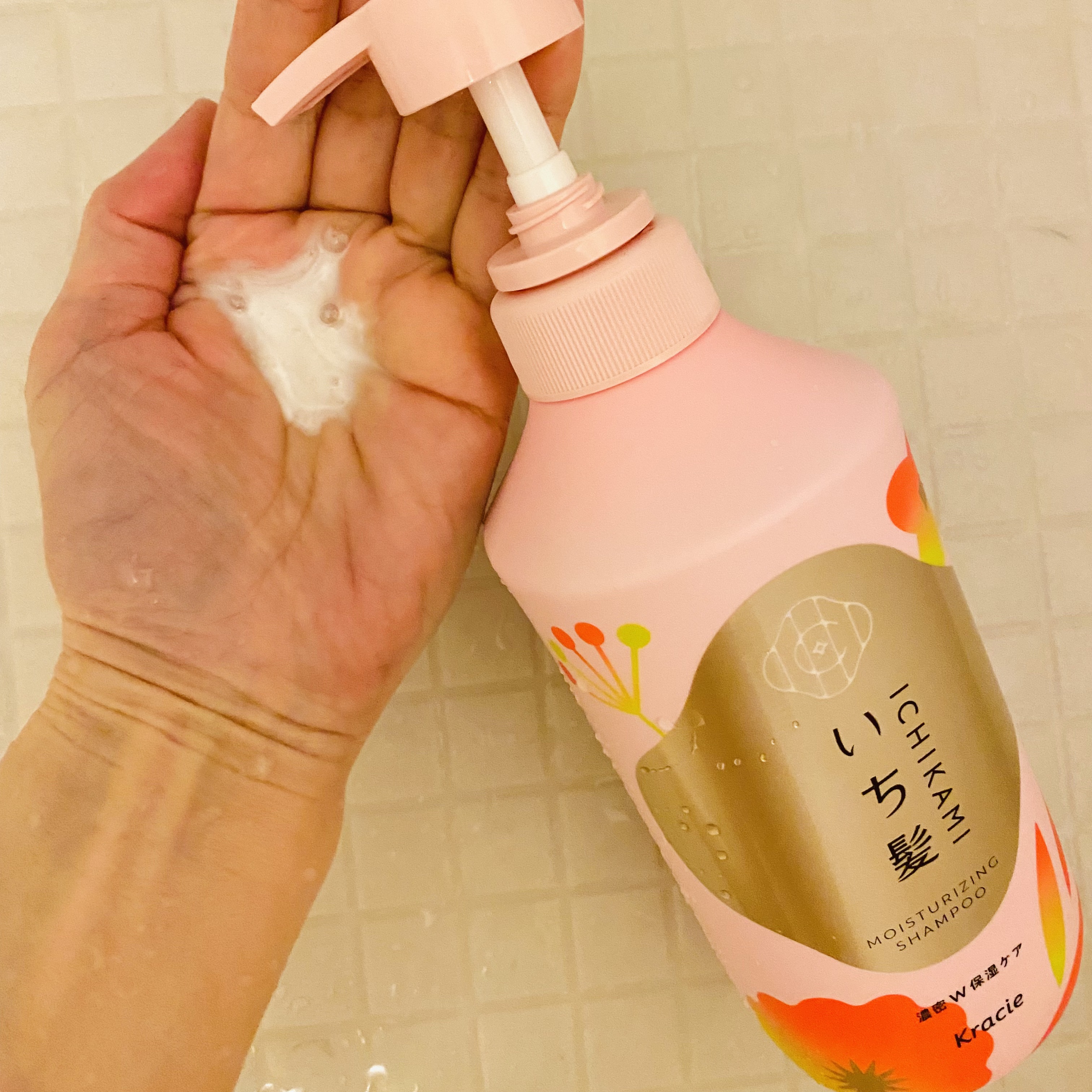 濃密Ｗ保湿ケア　シャンプー／コンディショナー シャンプー ポンプ450ｍL/いち髪/市販シャンプーを使ったクチコミ（2枚目）