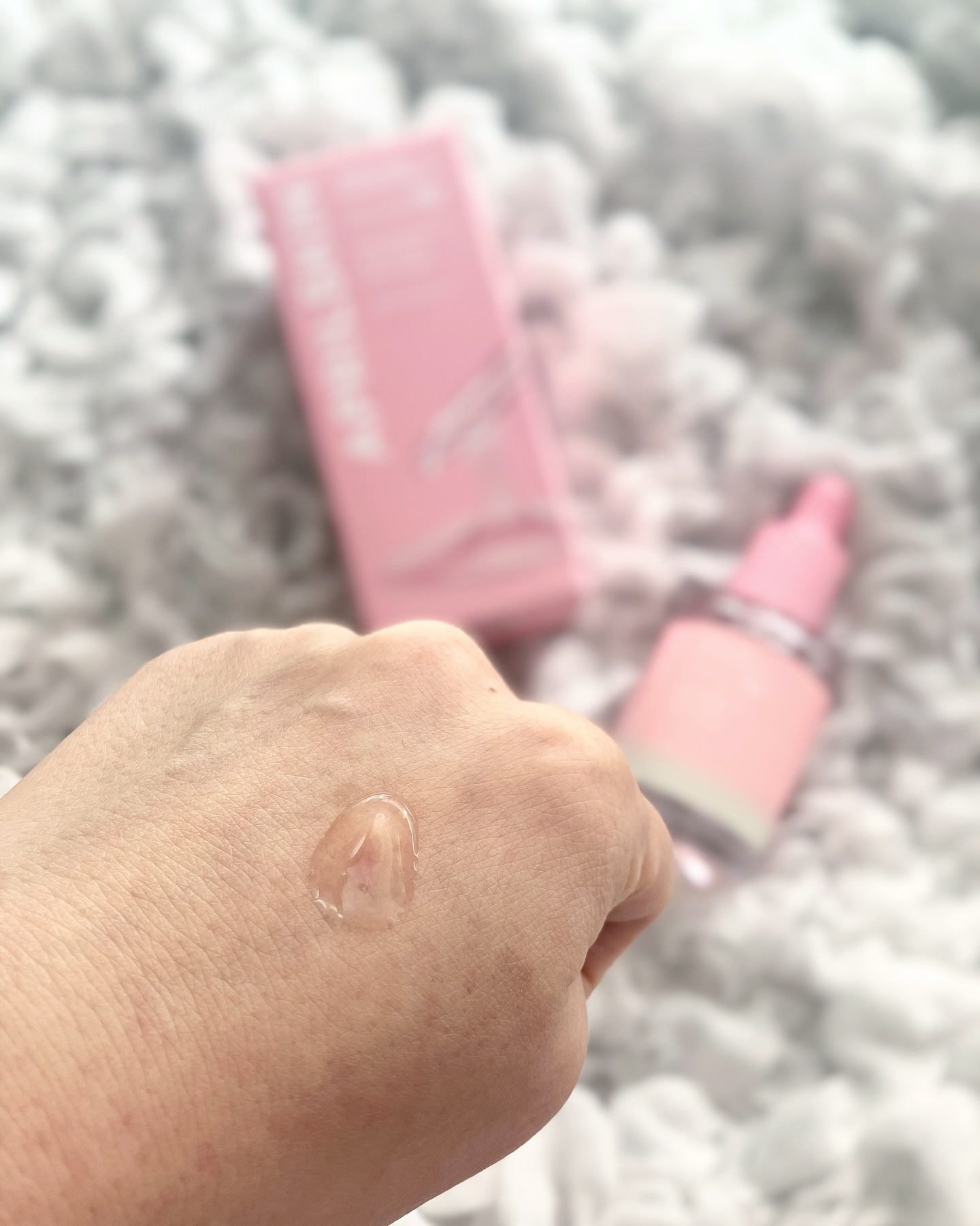 ピンクアロエムチンセラム/APRILSKIN/美容液を使ったクチコミ（3枚目）