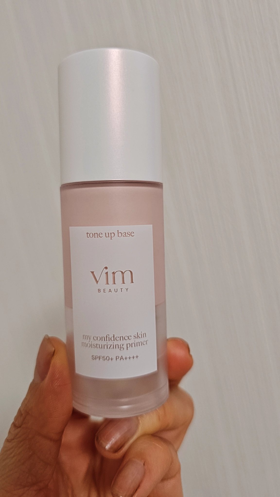 マイ コンフィデンス スキン モイスチャライジング プライマー  ローズ ベール/vim BEAUTY/化粧下地を使ったクチコミ（1枚目）