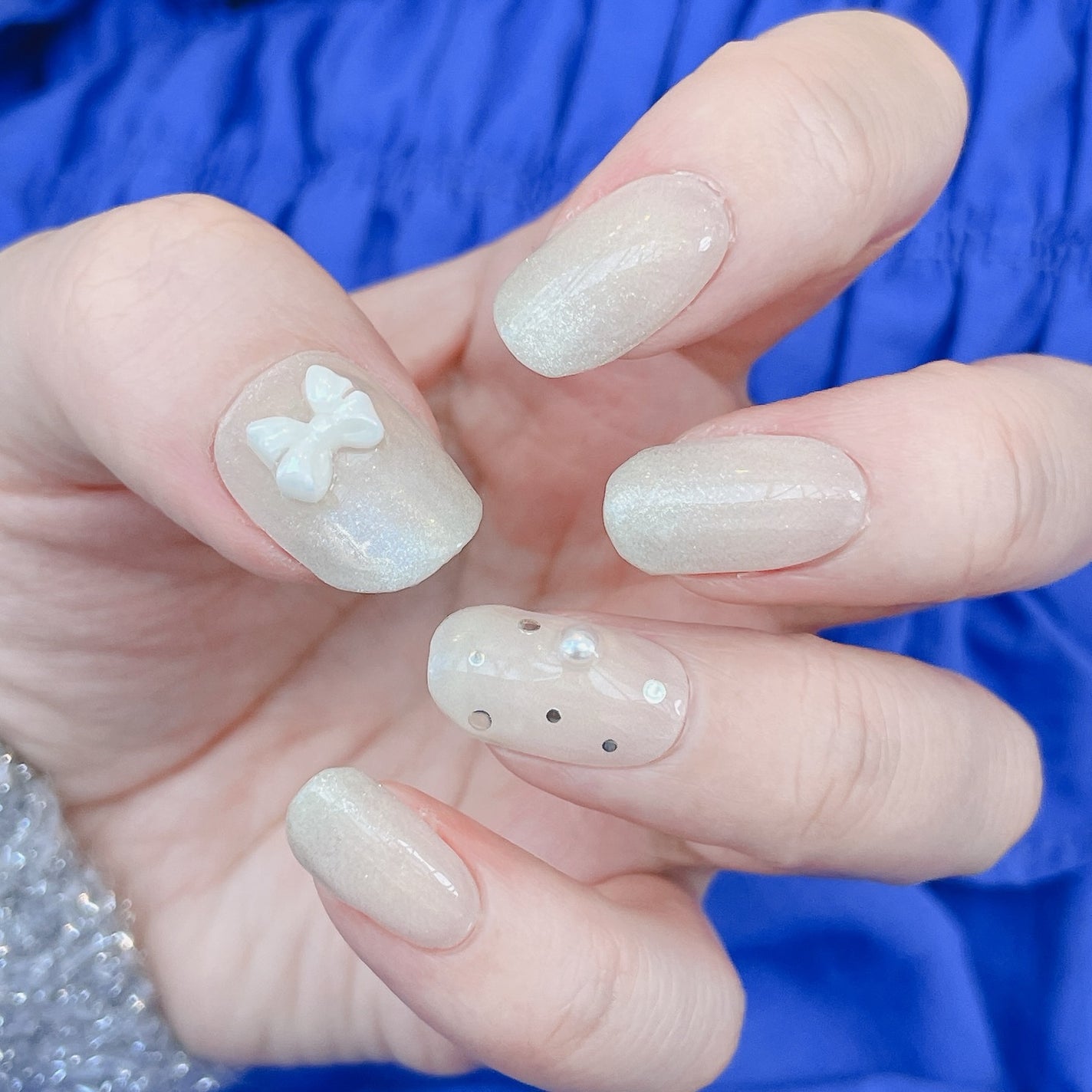 セミキュアジェルネイル(ハンド)/ohora/ネイルシールを使ったクチコミ(3枚目)