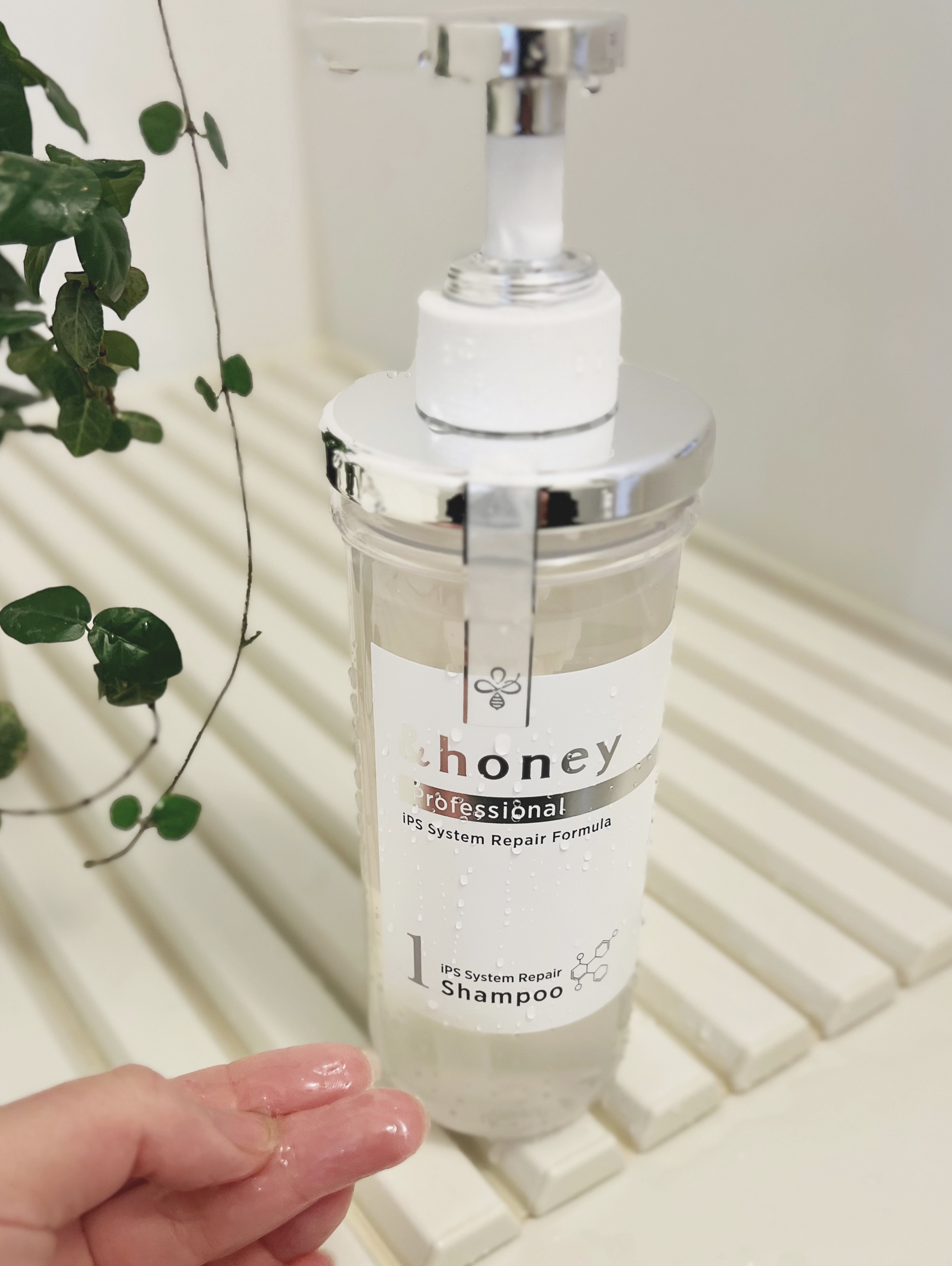 &honey Professional システム リペア シャンプー1.0／ヘアトリートメント2.0/&honey/シャンプー・コンディショナーを使ったクチコミ（3枚目）