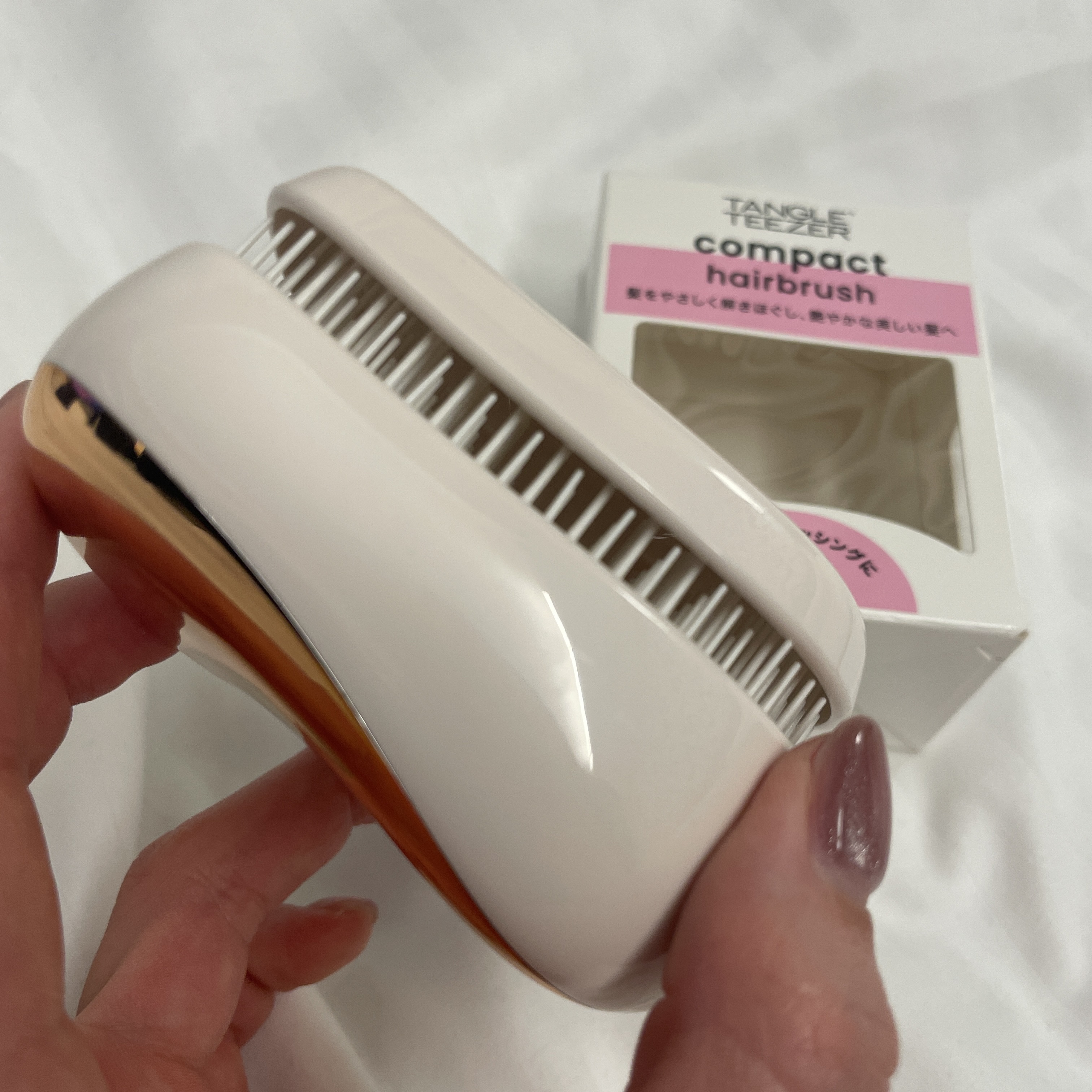 コンパクトスタイラー/TANGLE TEEZER/ヘアブラシを使ったクチコミ（2枚目）