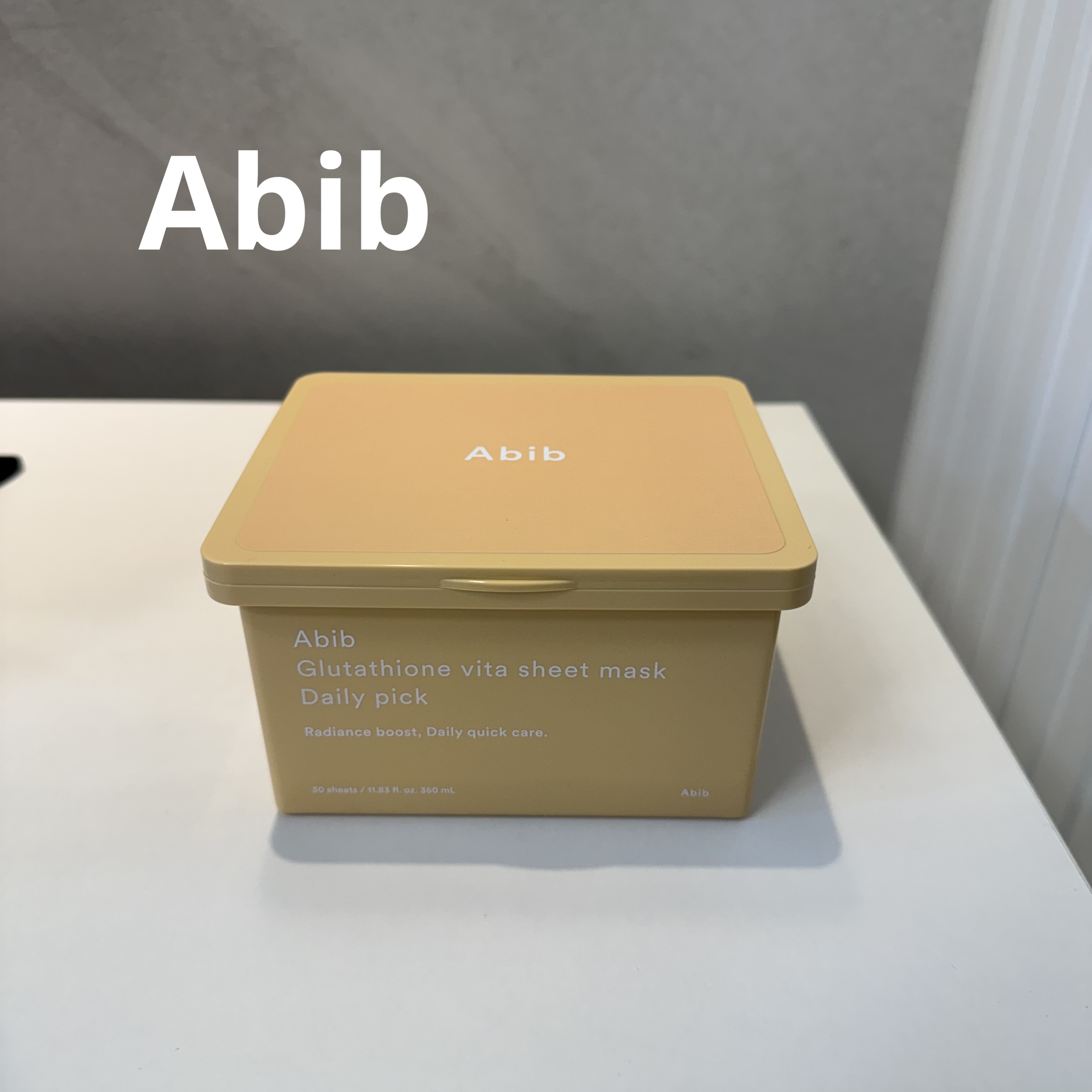 グルタチオンビタシートマスク デイリーピック/Abib /シートマスク・パックを使ったクチコミ（1枚目）