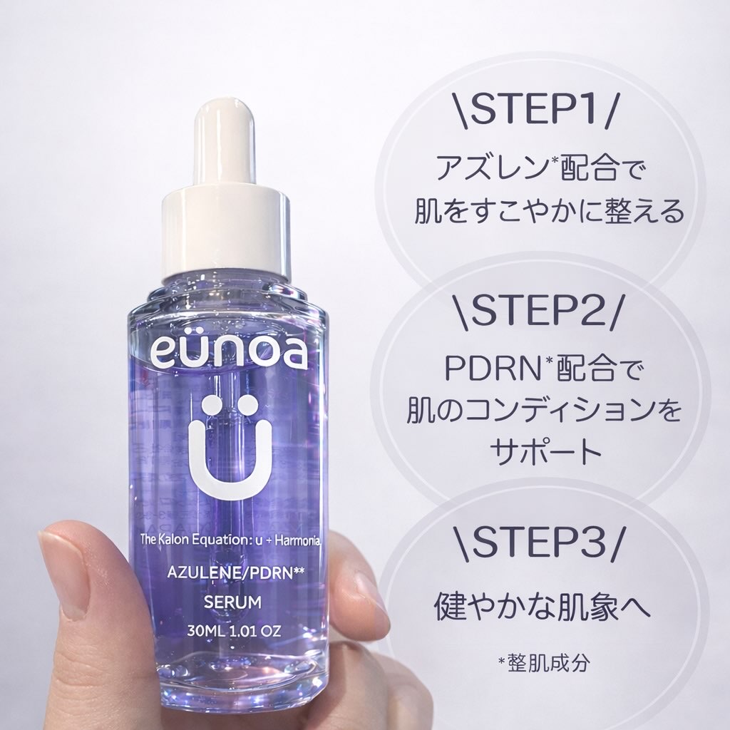 ユノア アズレンPDRNセラム/eunoa/美容液を使ったクチコミ（2枚目）
