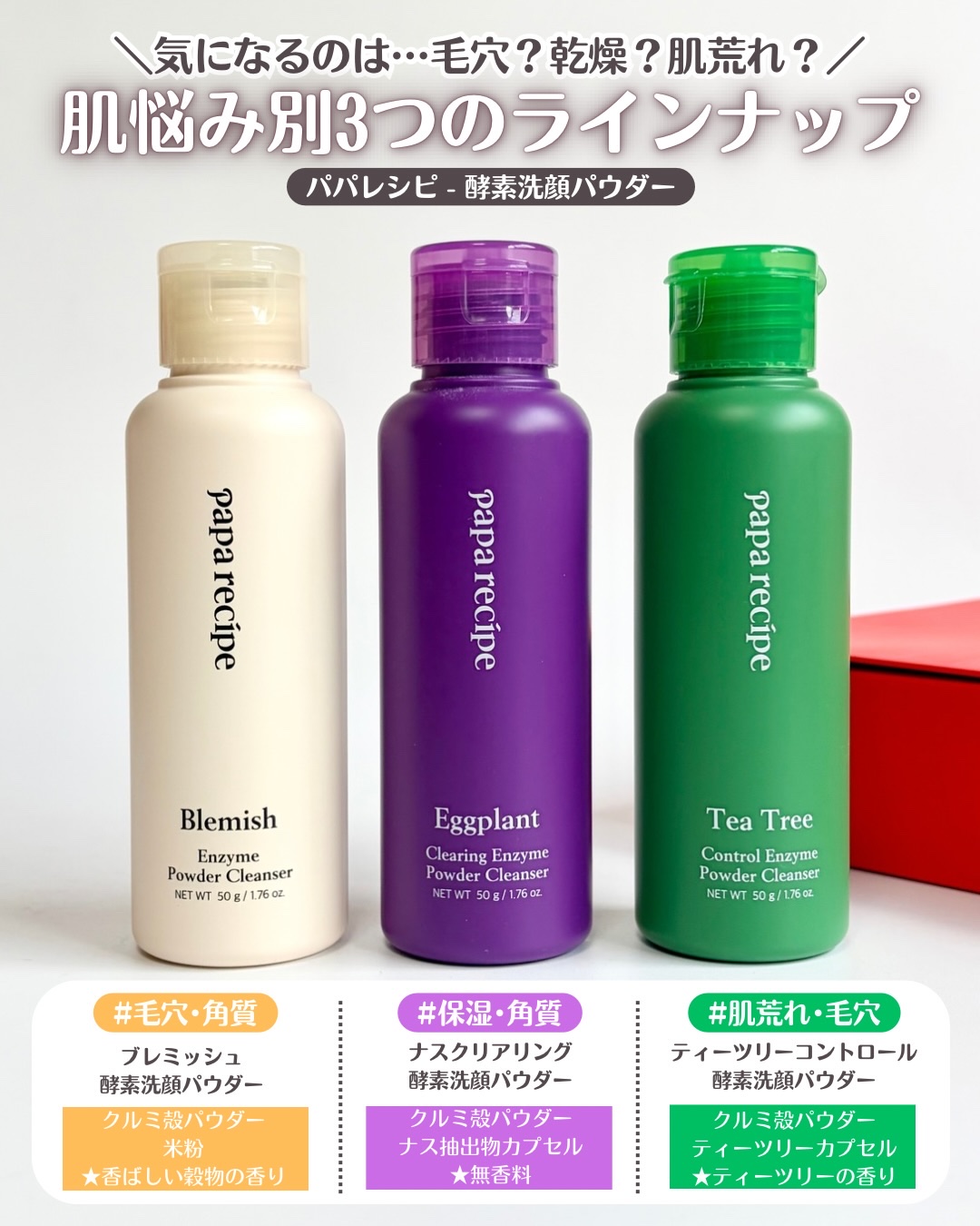 ブレミッシュ 酵素 洗顔パウダー/PAPA RECIPE/洗顔パウダーを使ったクチコミ（3枚目）