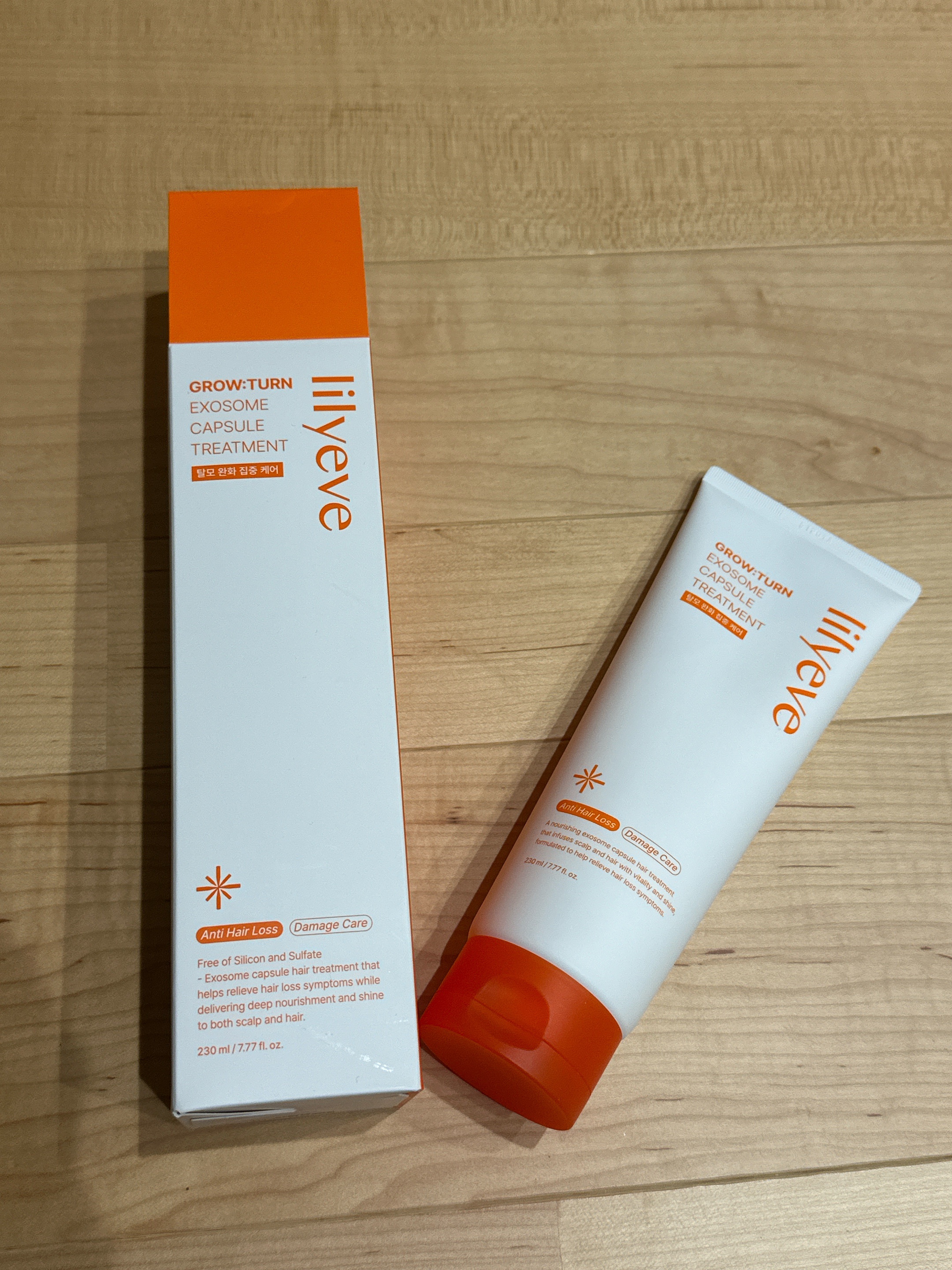 グローターン エクソソーム カプセル トリートメン/リリーイブ/洗い流すヘアトリートメントを使ったクチコミ（1枚目）