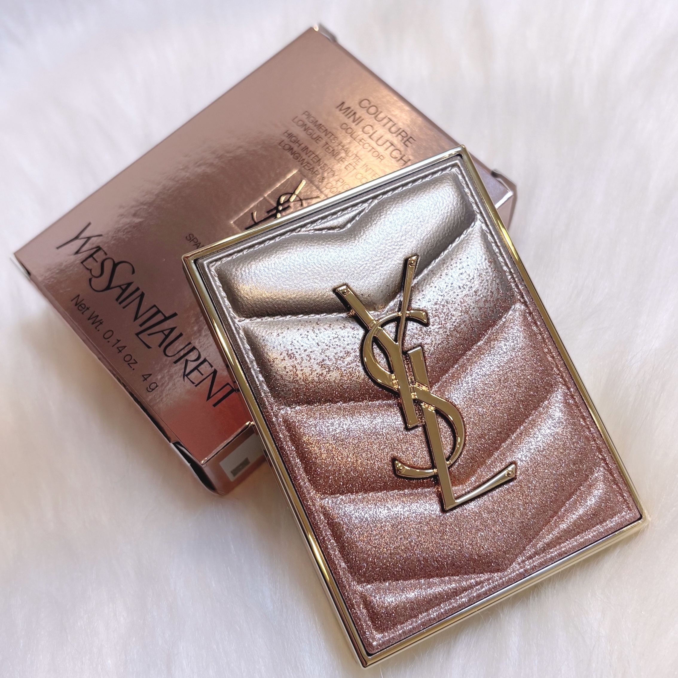 クチュール ミニ クラッチ/YVES SAINT LAURENT BEAUTE/アイシャドウパレットを使ったクチコミ（3枚目）