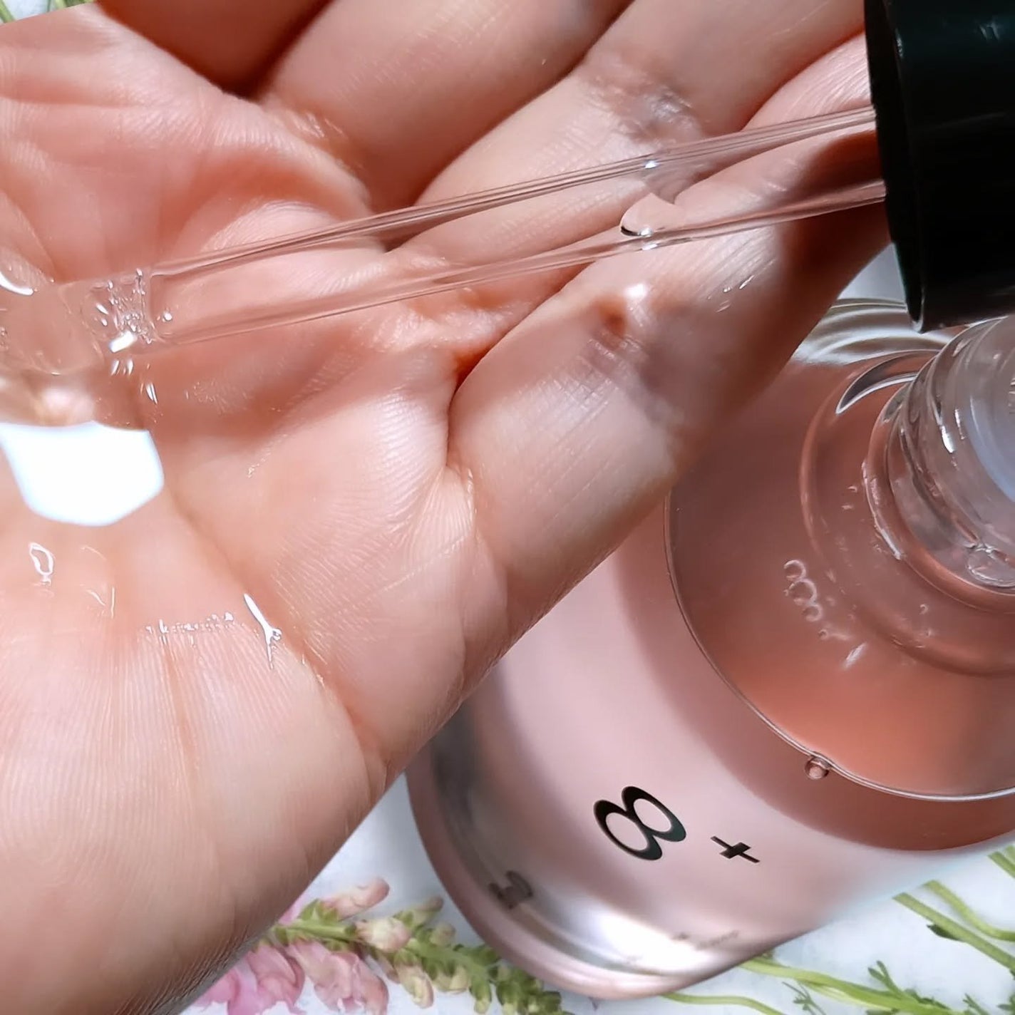 8+ブルーミングヘアオイル ナチュラルフローラルの香り/BnD/ヘアオイルを使ったクチコミ(3枚目)