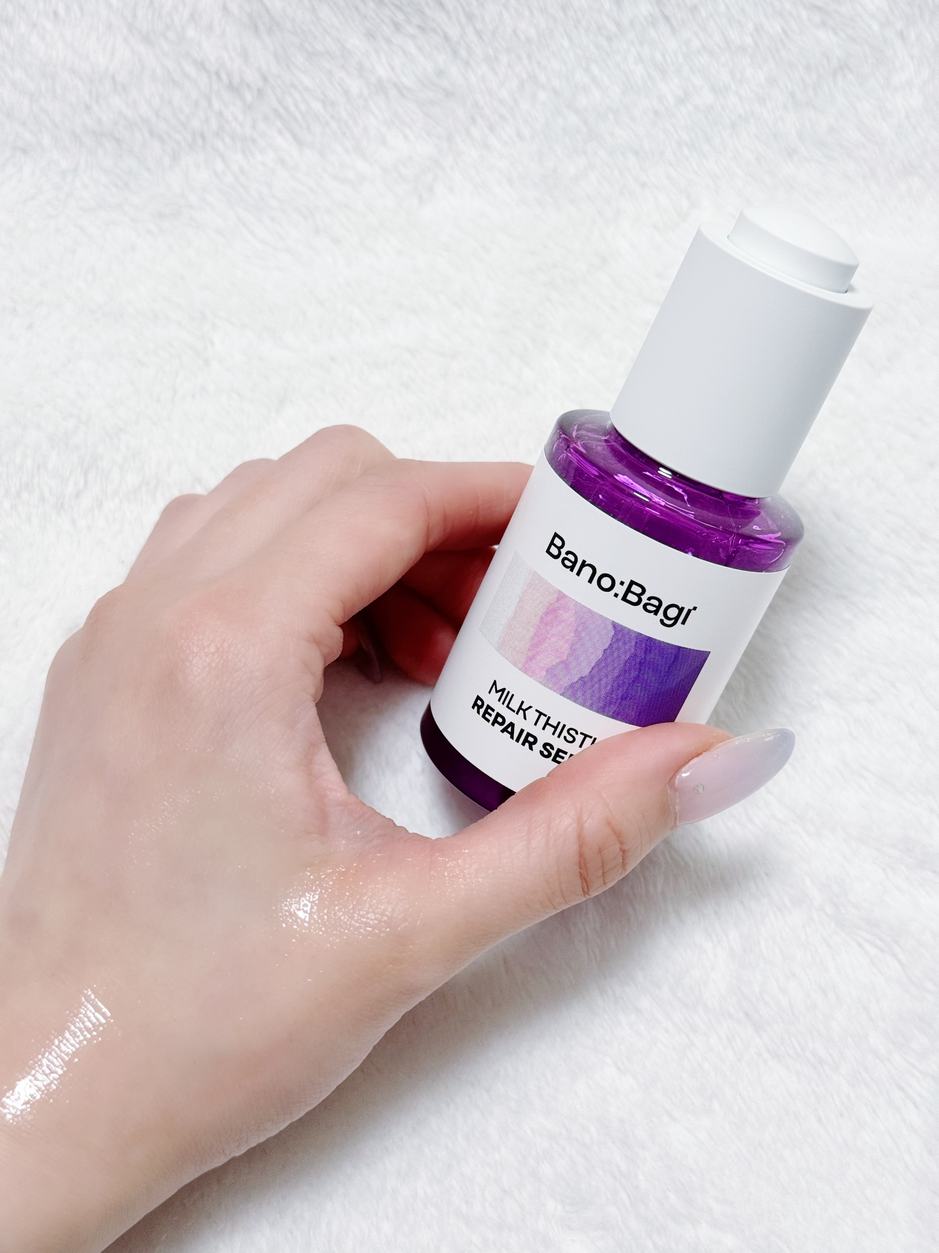 ミルクシスル リペアセラム/BANOBAGI/美容液を使ったクチコミ（3枚目）