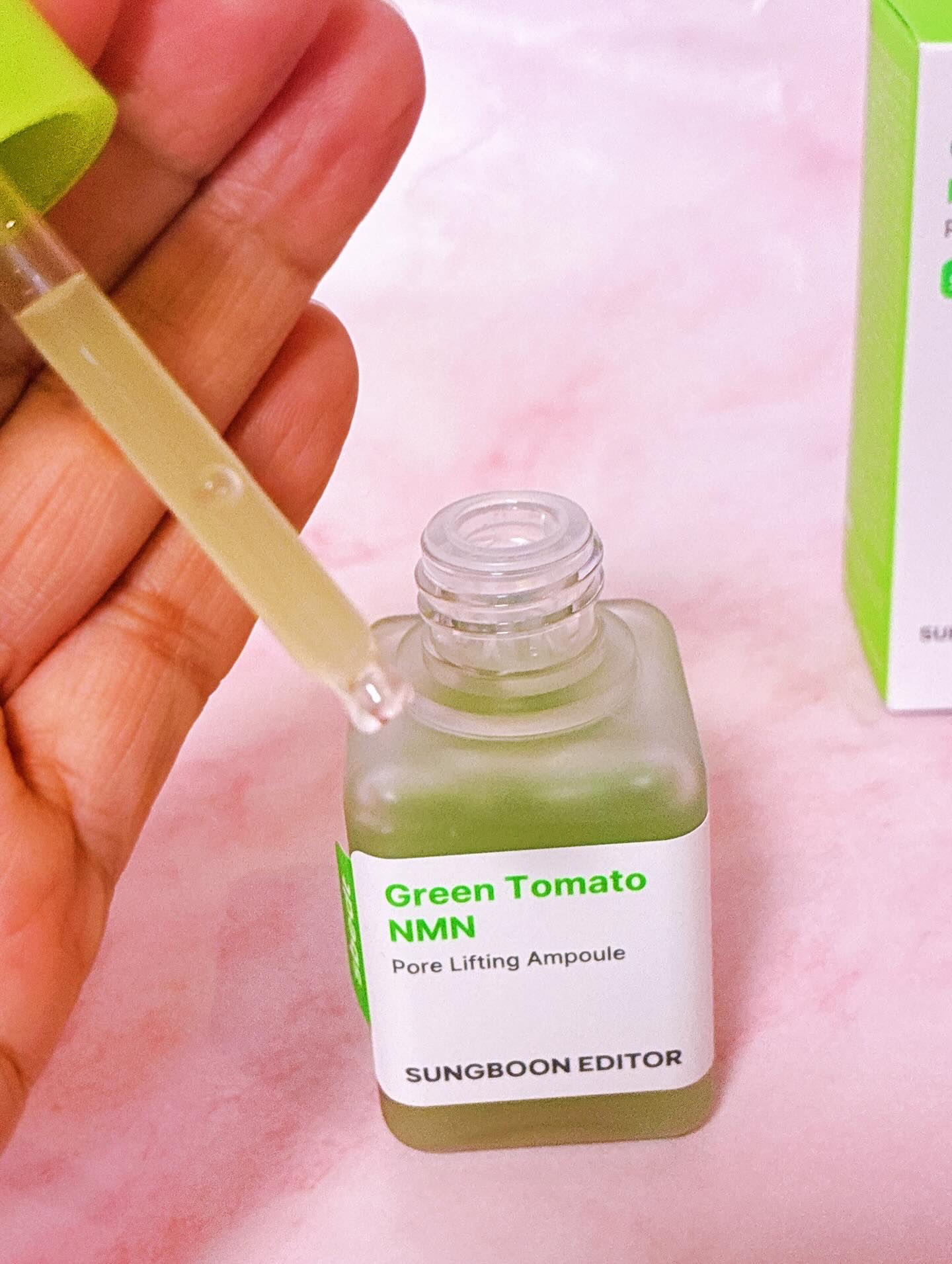 グリーントマト NMN ポア リフティング アンプル/SUNGBOON EDITOR（成分エディター）/美容液を使ったクチコミ（2枚目）