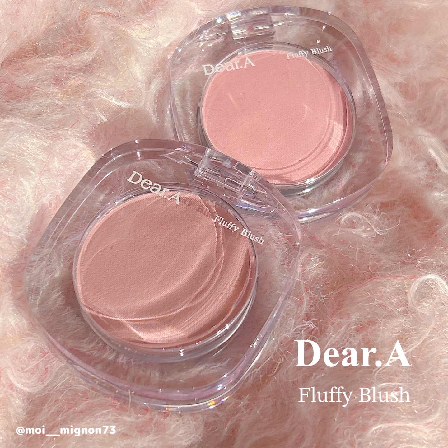 フラッフィーブラッシュ/Dear.A/パウダーチークを使ったクチコミ（1枚目）