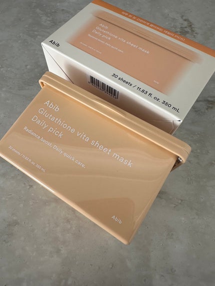 グルタチオンビタシートマスク デイリーピック/Abib /シートマスク・パックを使ったクチコミ(1枚目)