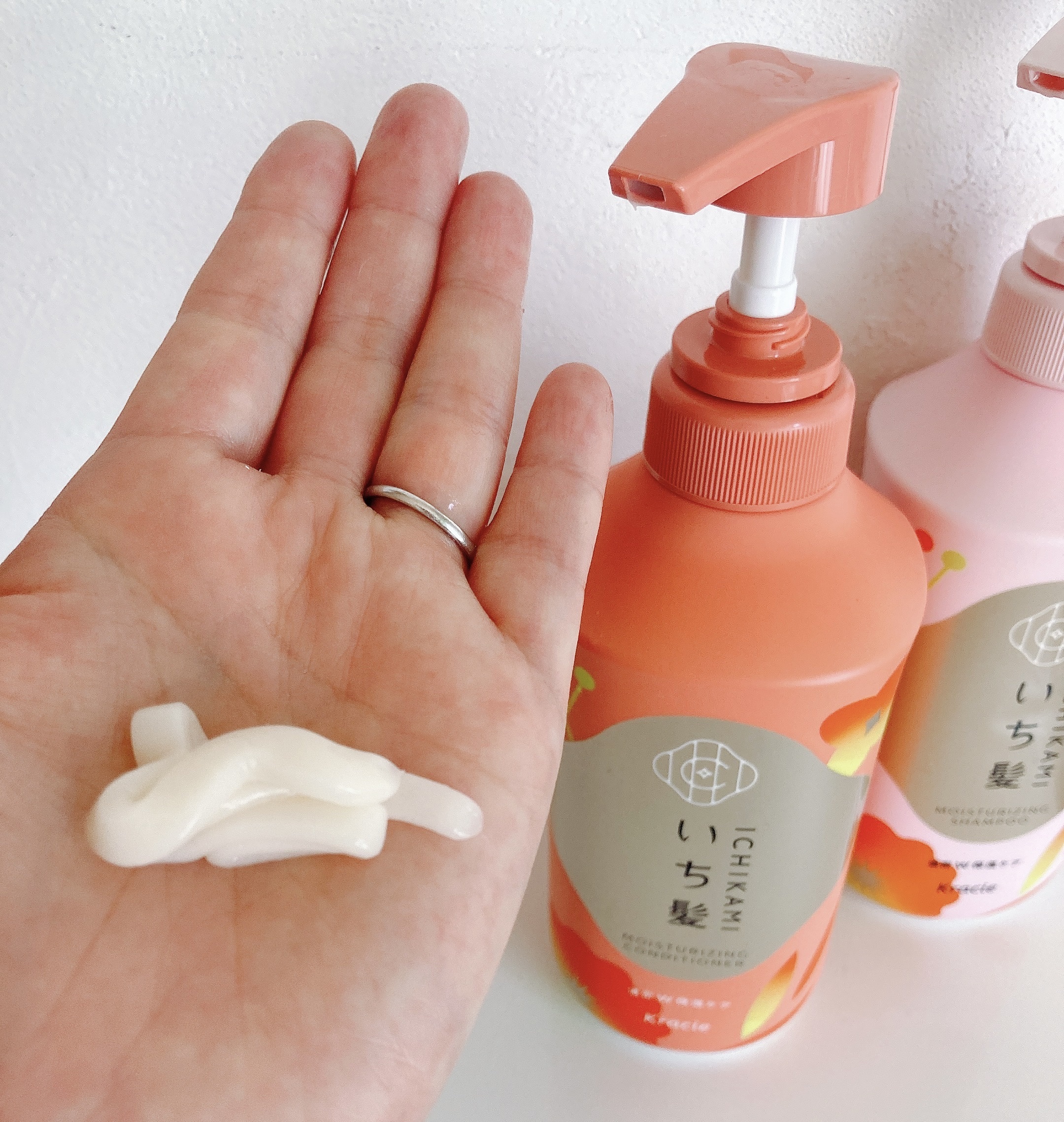 濃密Ｗ保湿ケア　シャンプー／コンディショナー シャンプー ポンプ450ｍL/いち髪/市販シャンプーを使ったクチコミ（3枚目）