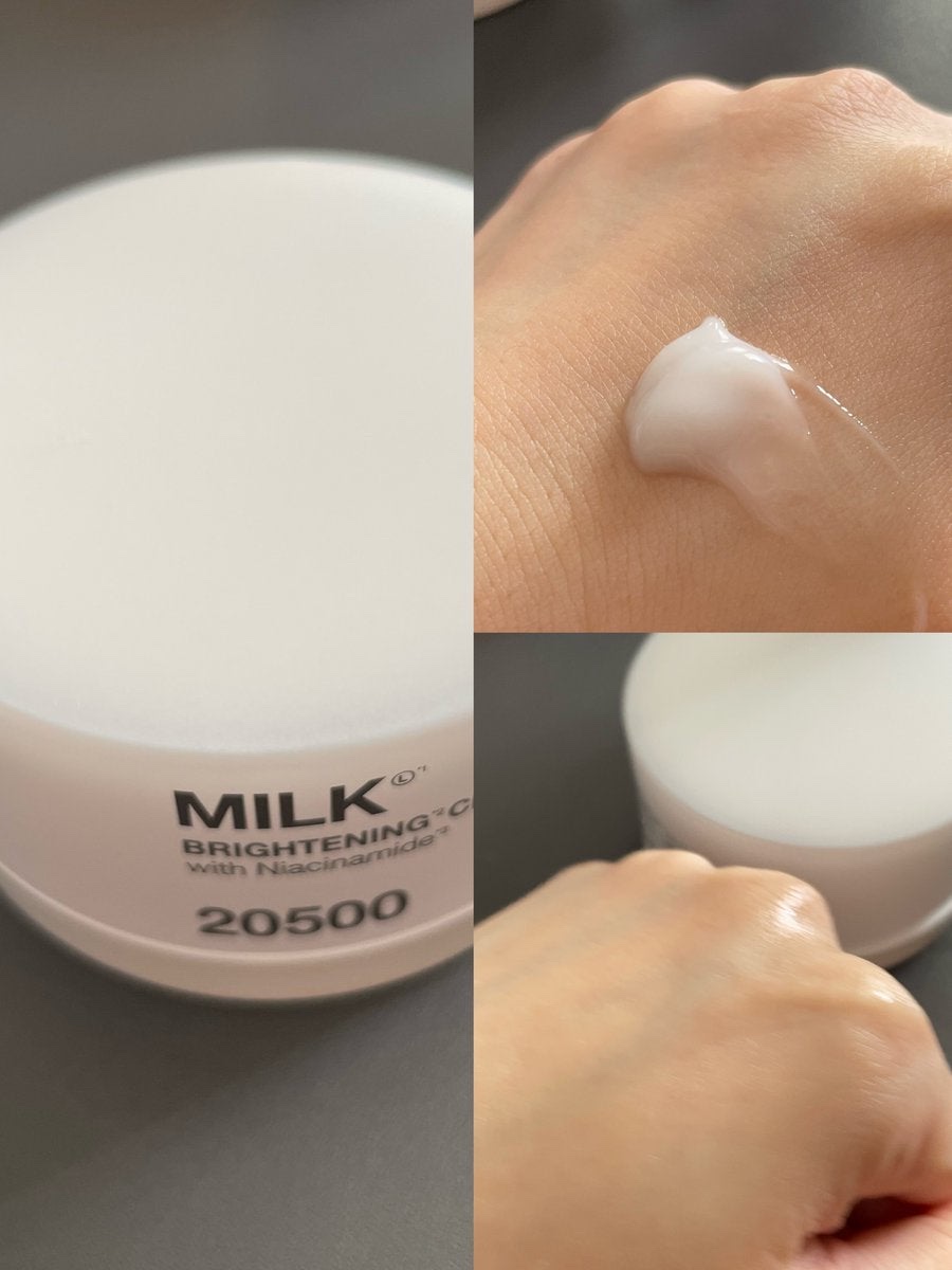 ミルクブライトニングクリーム/MEDIHEAL/フェイスクリームを使ったクチコミ（3枚目）