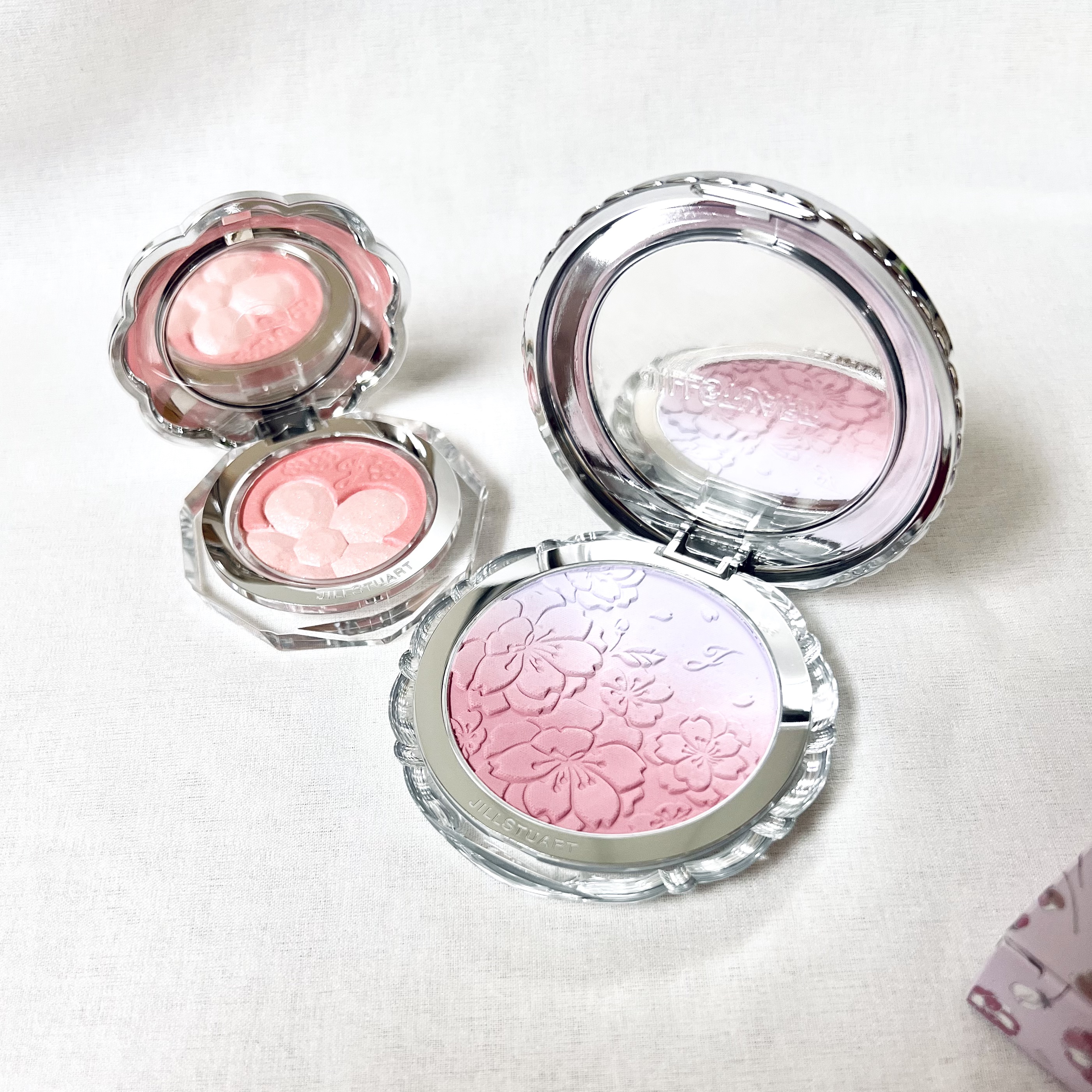 ジルスチュアート　パステルペタル ブラッシュ/JILL STUART/パウダーチークを使ったクチコミ（3枚目）