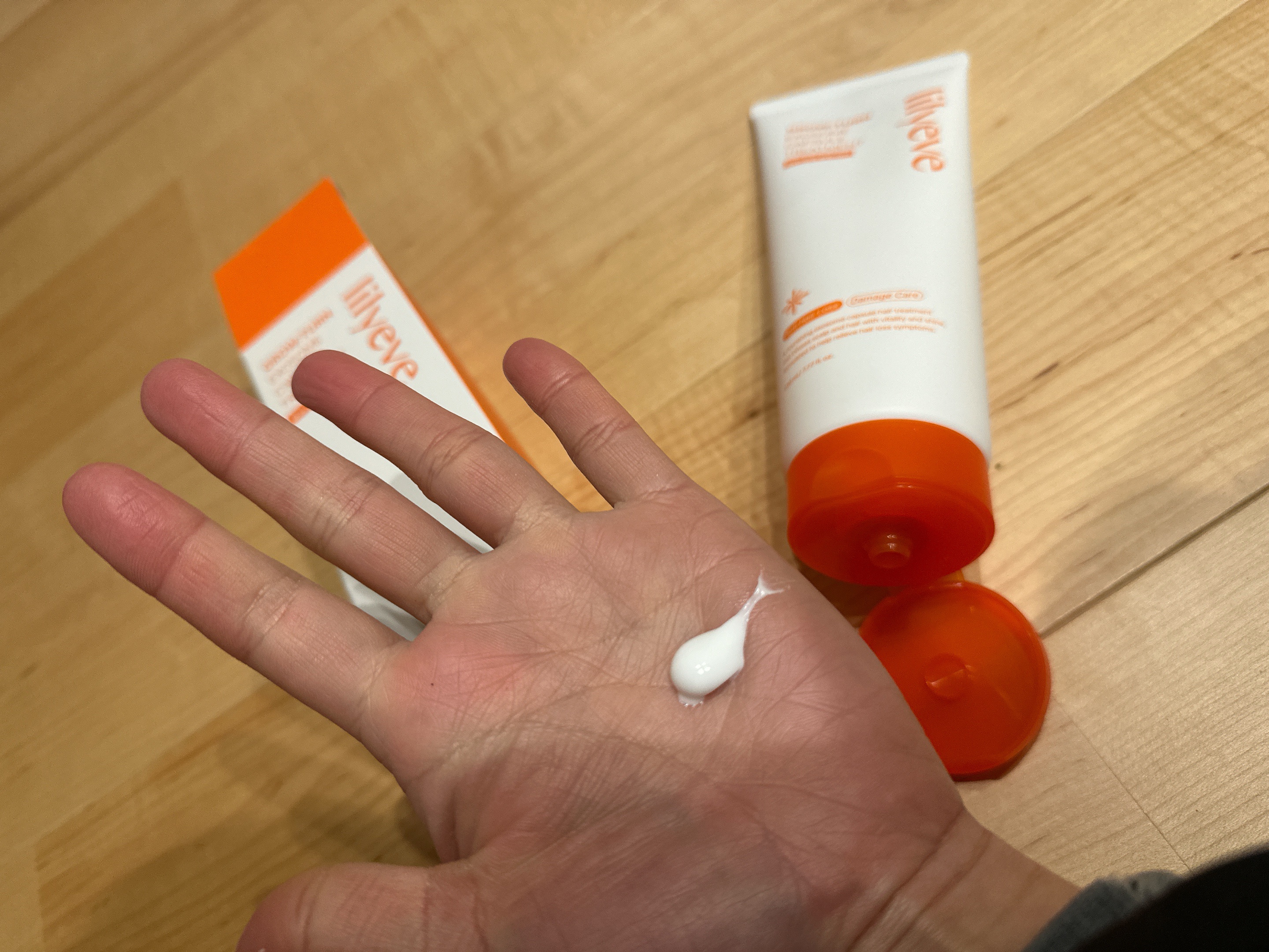 グローターン エクソソーム カプセル トリートメン/リリーイブ/洗い流すヘアトリートメントを使ったクチコミ（3枚目）