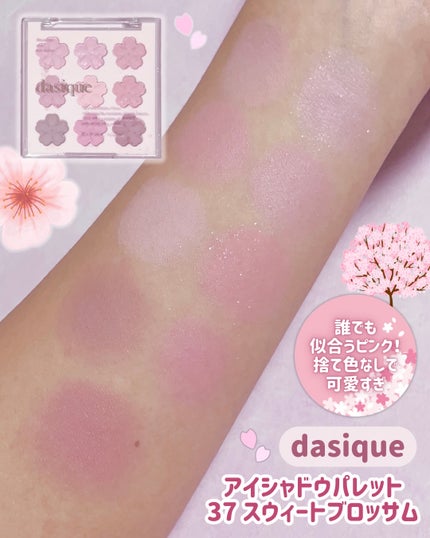 シャドウパレット/dasique/アイシャドウパレットを使ったクチコミ(2枚目)