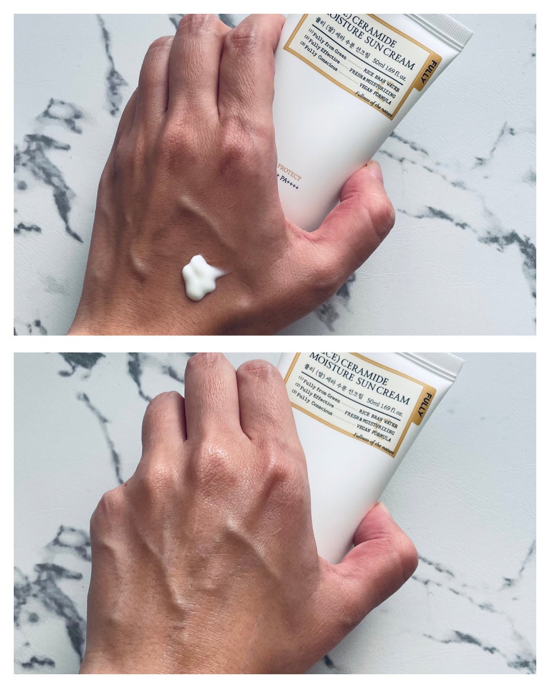 米セラミドウォーターサンクリーム/FULLY/日焼け止めクリームを使ったクチコミ(2枚目)