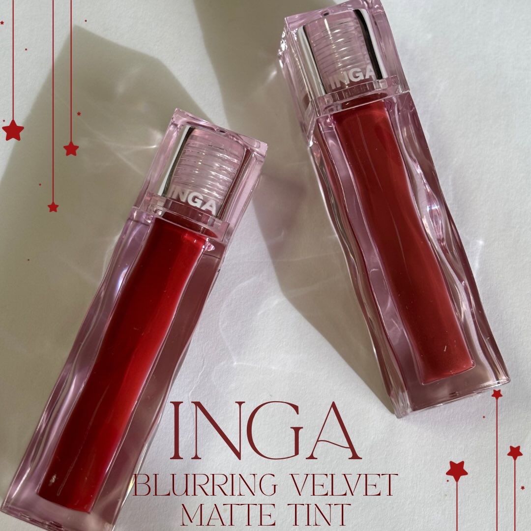 ブラーリングベルベットマットティント/INGA/リップティントを使ったクチコミ（1枚目）