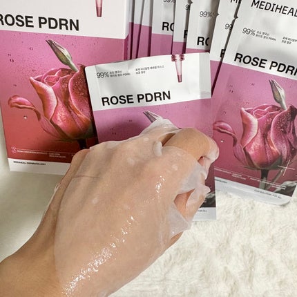 ローゼPDRNエッセンシャルマスクヘルシーグロウ/MEDIHEAL/シートマスク・パックを使ったクチコミ(3枚目)