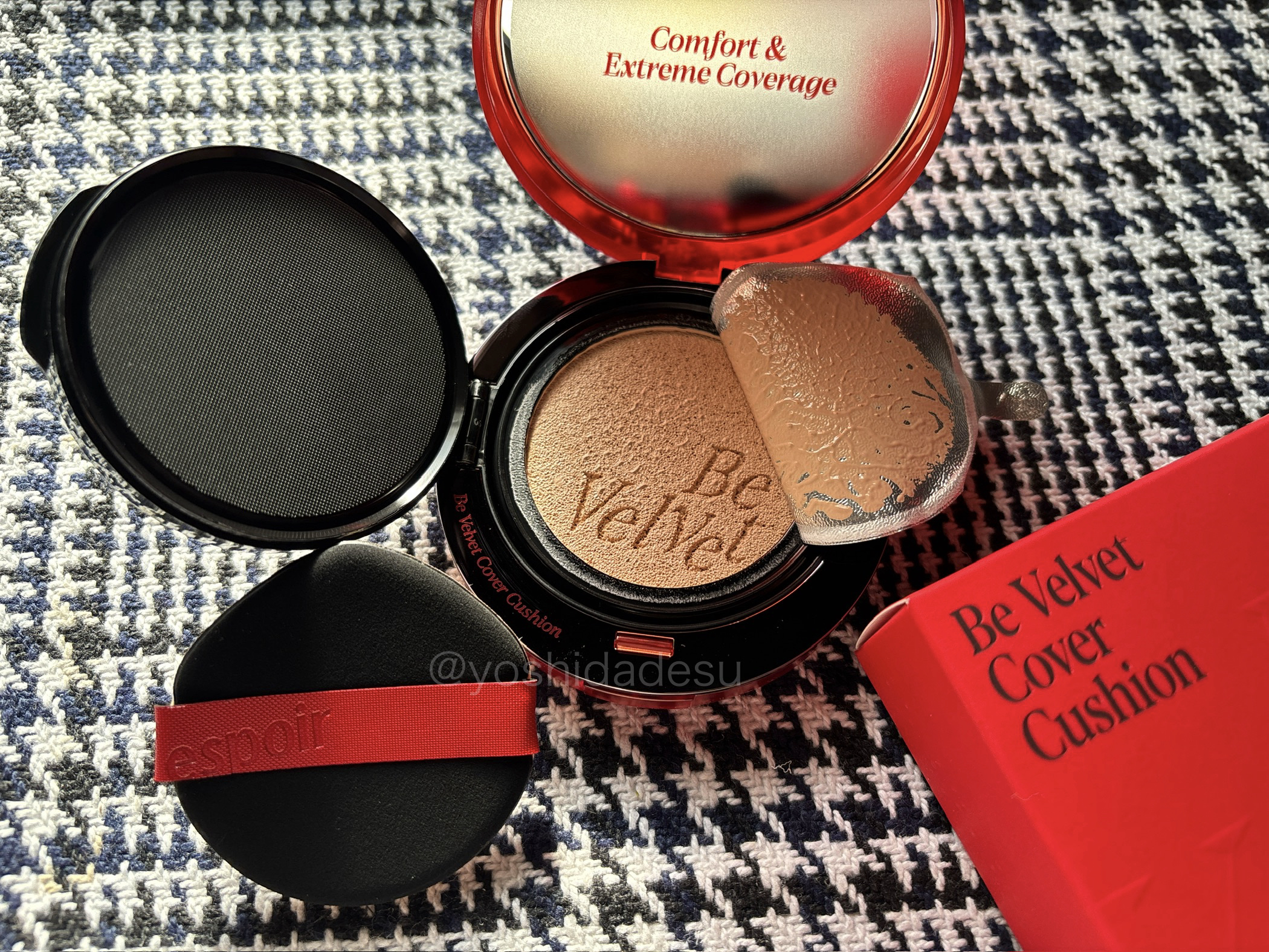 ビーベルベットカバークッション/espoir/クッションファンデーションを使ったクチコミ（2枚目）