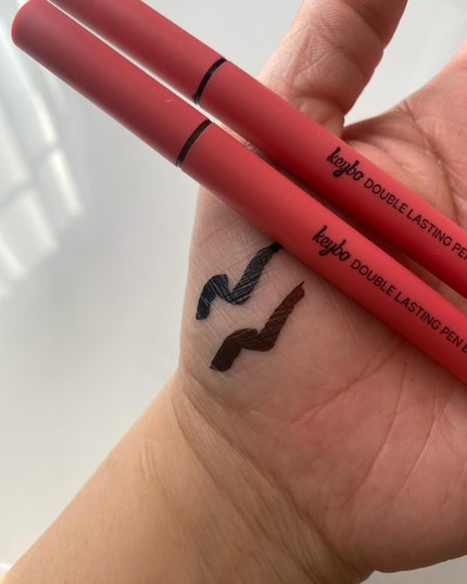 ダブルラスティングペンライナー/keybo/リキッドアイライナーを使ったクチコミ(3枚目)