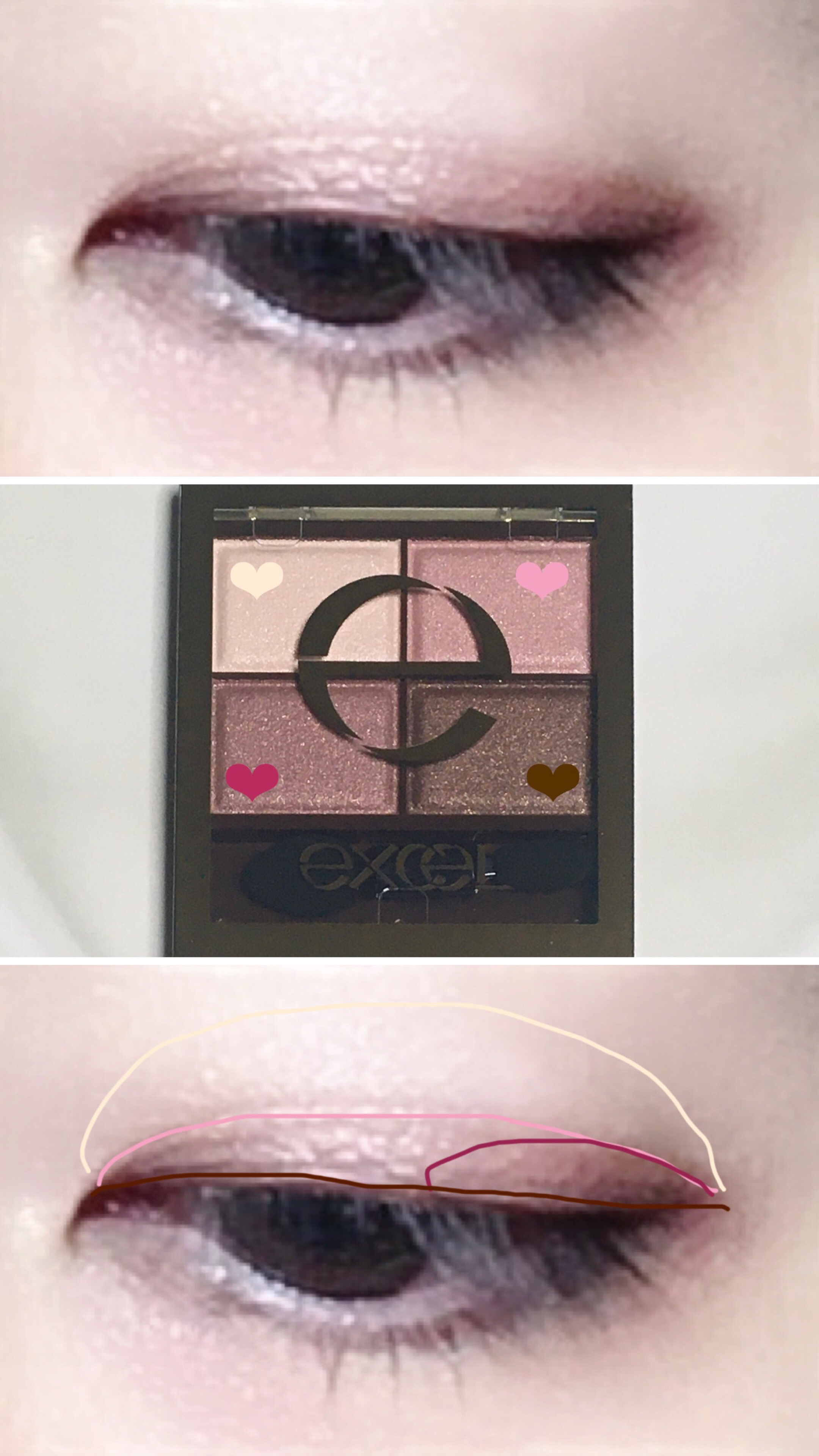 スキニーリッチシャドウ/excel/アイシャドウパレットを使ったクチコミ（3枚目）