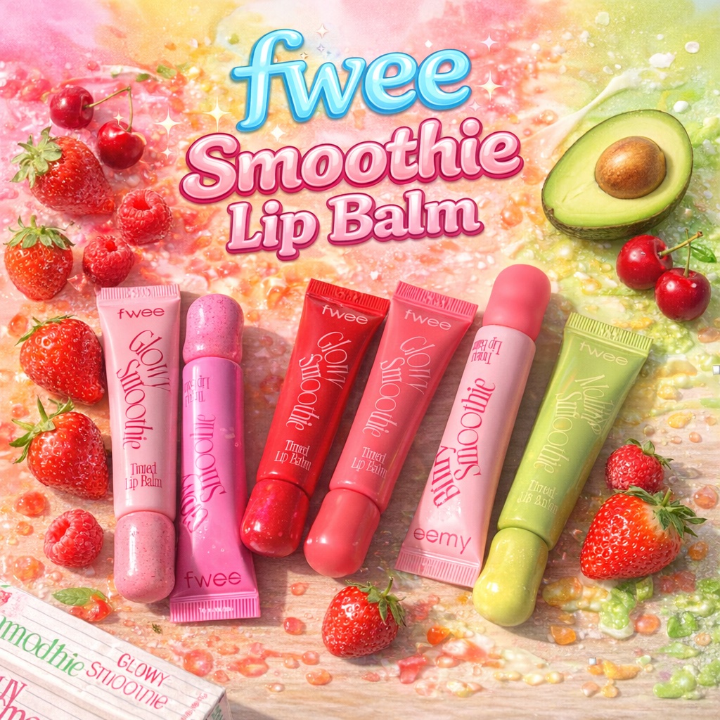 ブラースムージーリップバーム/fwee/リップバームを使ったクチコミ（1枚目）