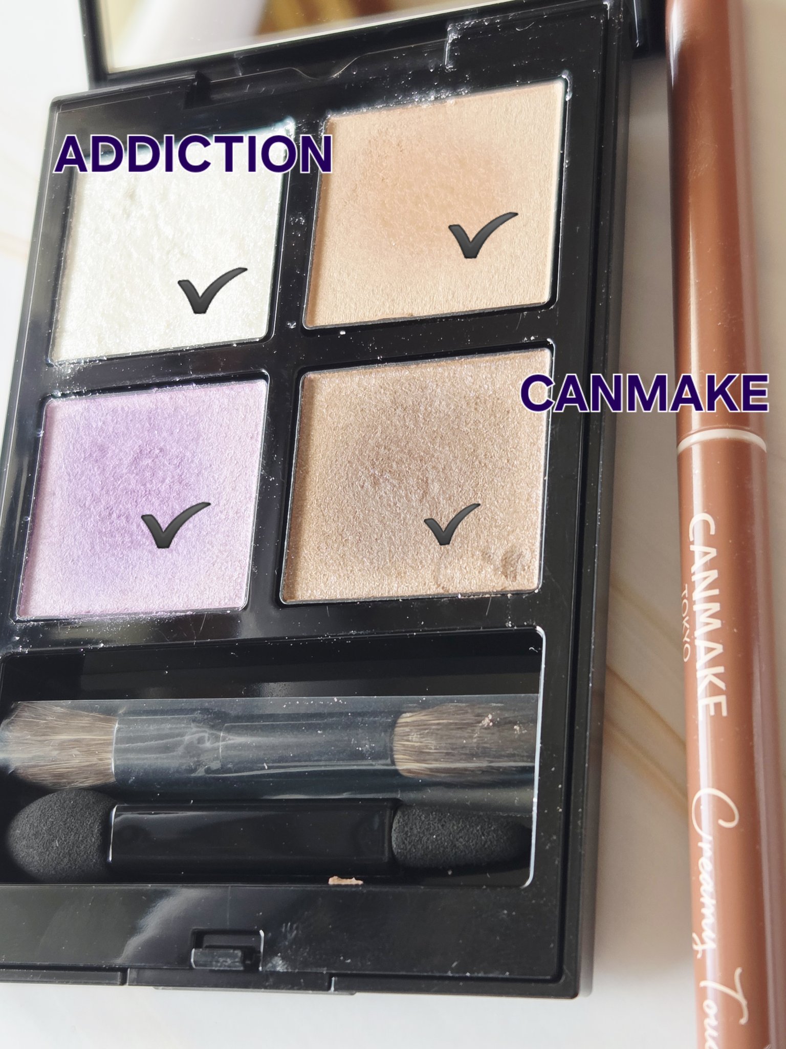 クリーミータッチライナー/キャンメイク/ジェルアイライナーを使ったクチコミ（1枚目）