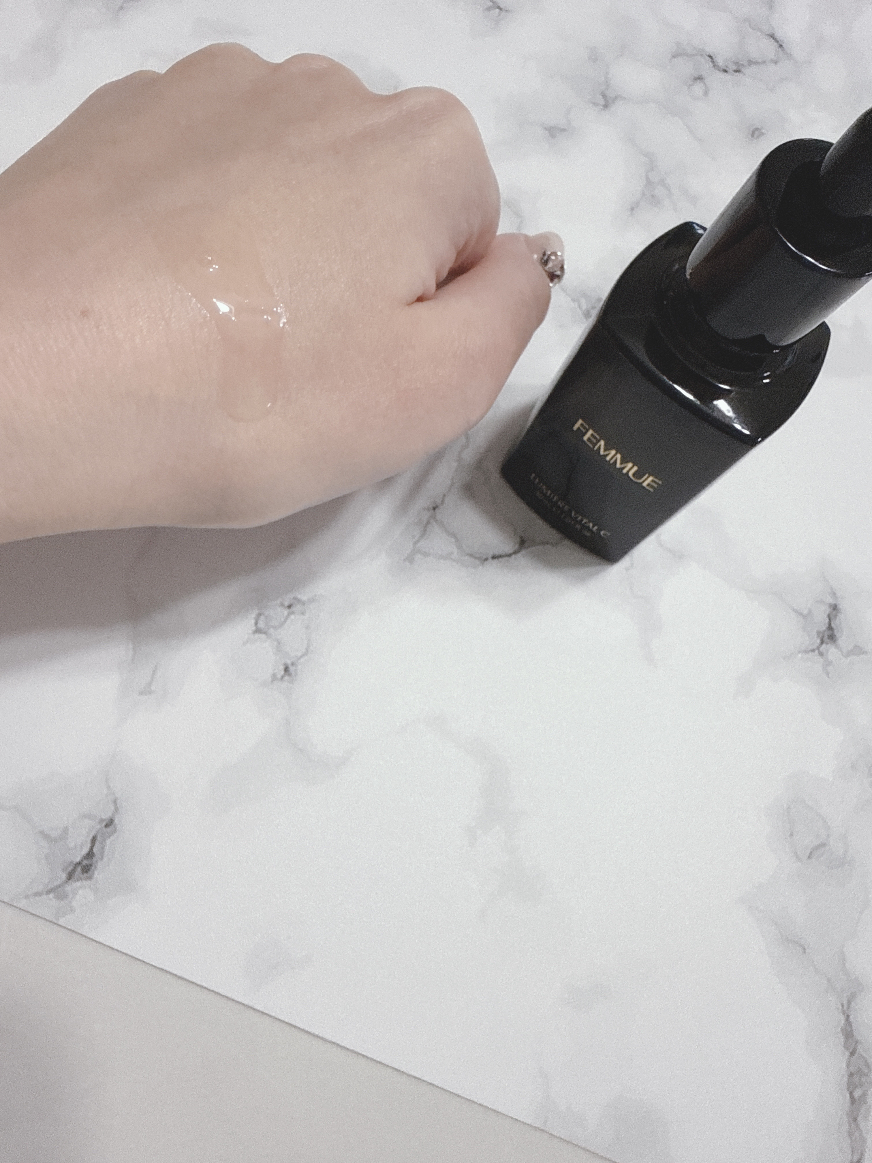 ルミエール ヴァイタルC/FEMMUE/ブースター・導入液を使ったクチコミ（3枚目）