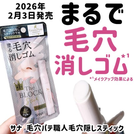 サナ 毛穴パテ職人 毛穴隠しスティック/毛穴パテ職人/化粧下地を使ったクチコミ(1枚目)
