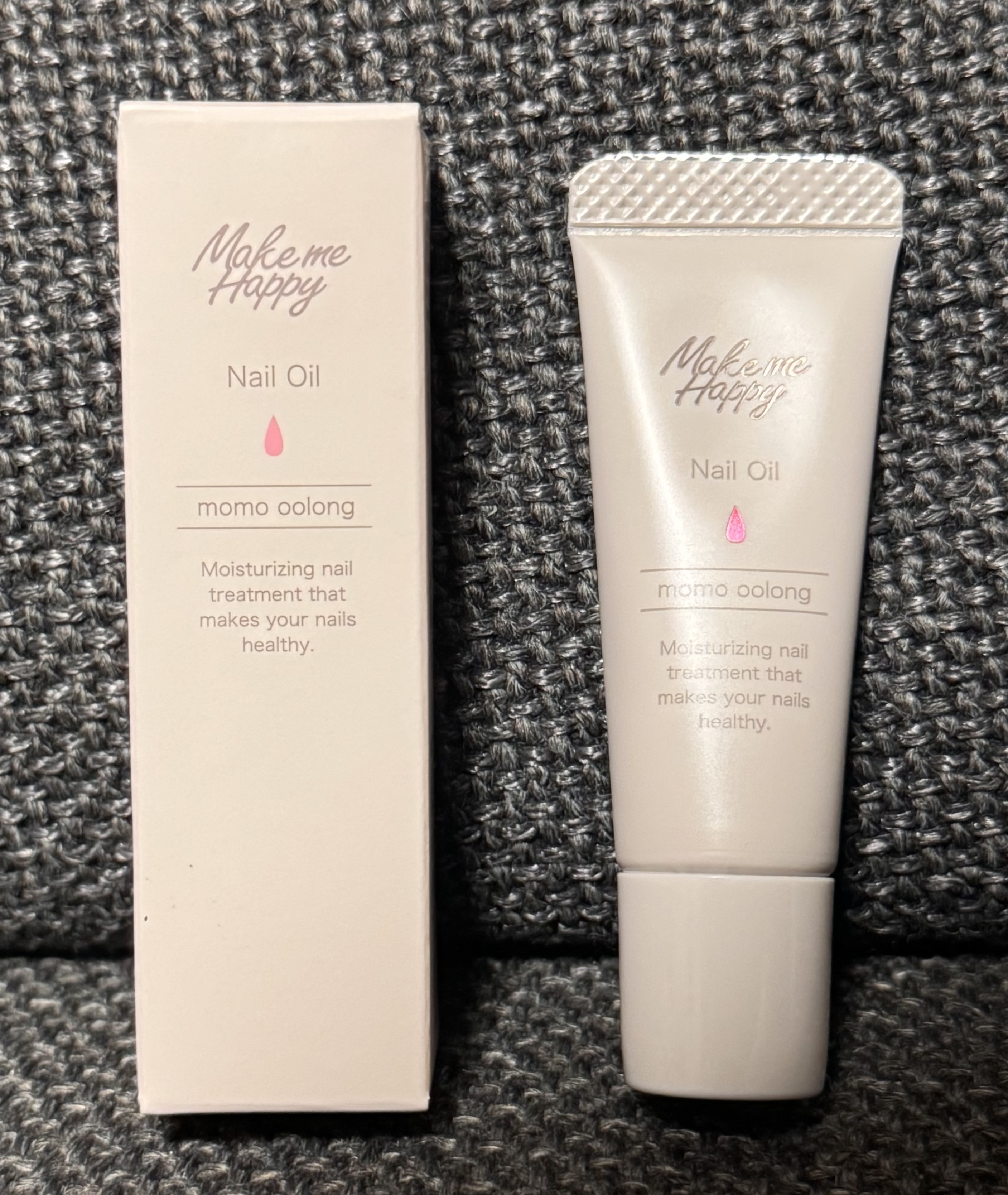 メイクミーハッピー ネイルオイル momo oolong/キャンメイク/ネイルオイル・トリートメントを使ったクチコミ（1枚目）