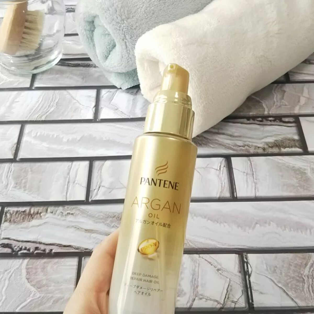 ディープダメージリペアー ヘアオイル/パンテーン/ヘアオイルを使ったクチコミ（2枚目）