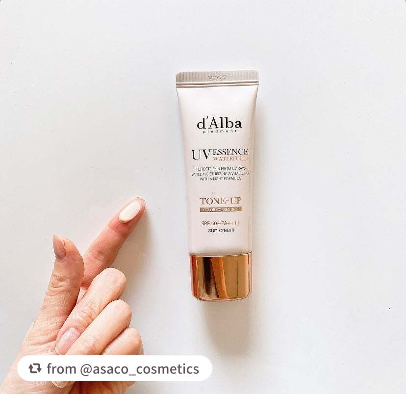 ウォータフルトーンアップサンクリーム/ダルバ/日焼け止めクリームを使ったクチコミ(2枚目)