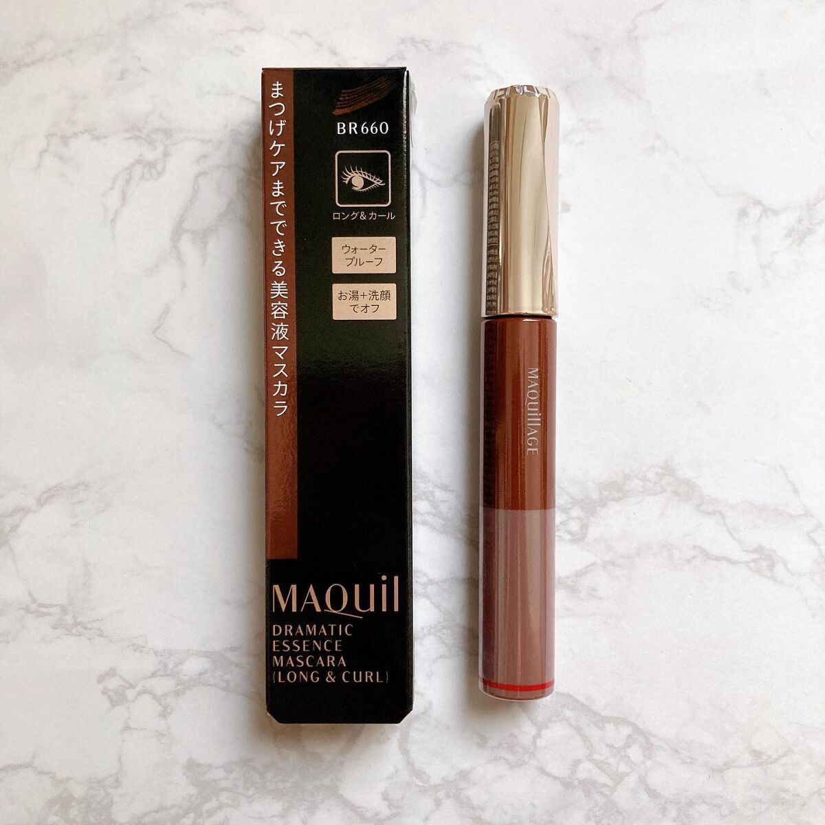ドラマティックエッセンスマスカラ (ロング&カール)/マキアージュ/マスカラを使ったクチコミ(1枚目)