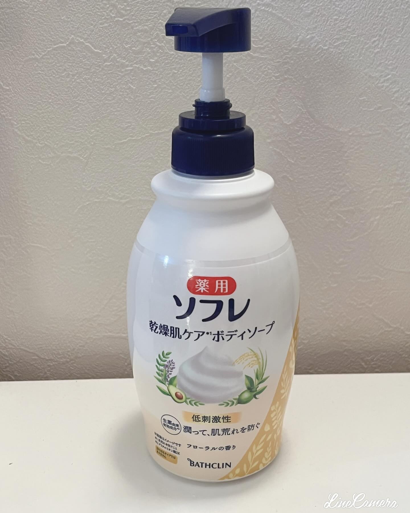 薬用ソフレ　乾燥肌ケアボディソープ 本体ボトル（450ml）/薬用ソフレ/ボディソープを使ったクチコミ（1枚目）