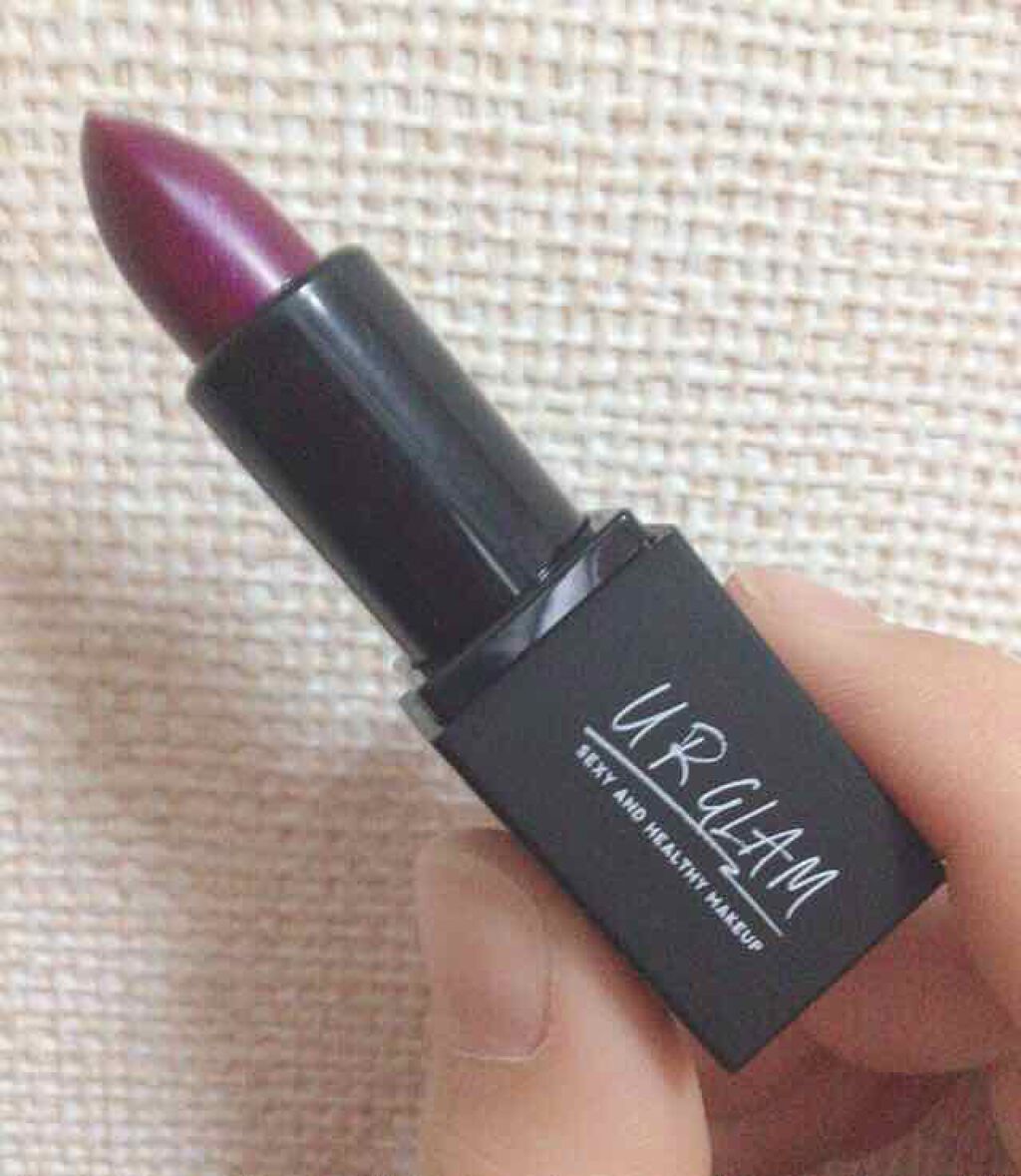 りの︎︎ on LIPS 「URGLAMミニリップスティックシャイニーパープル💜Guten..」(2枚目)